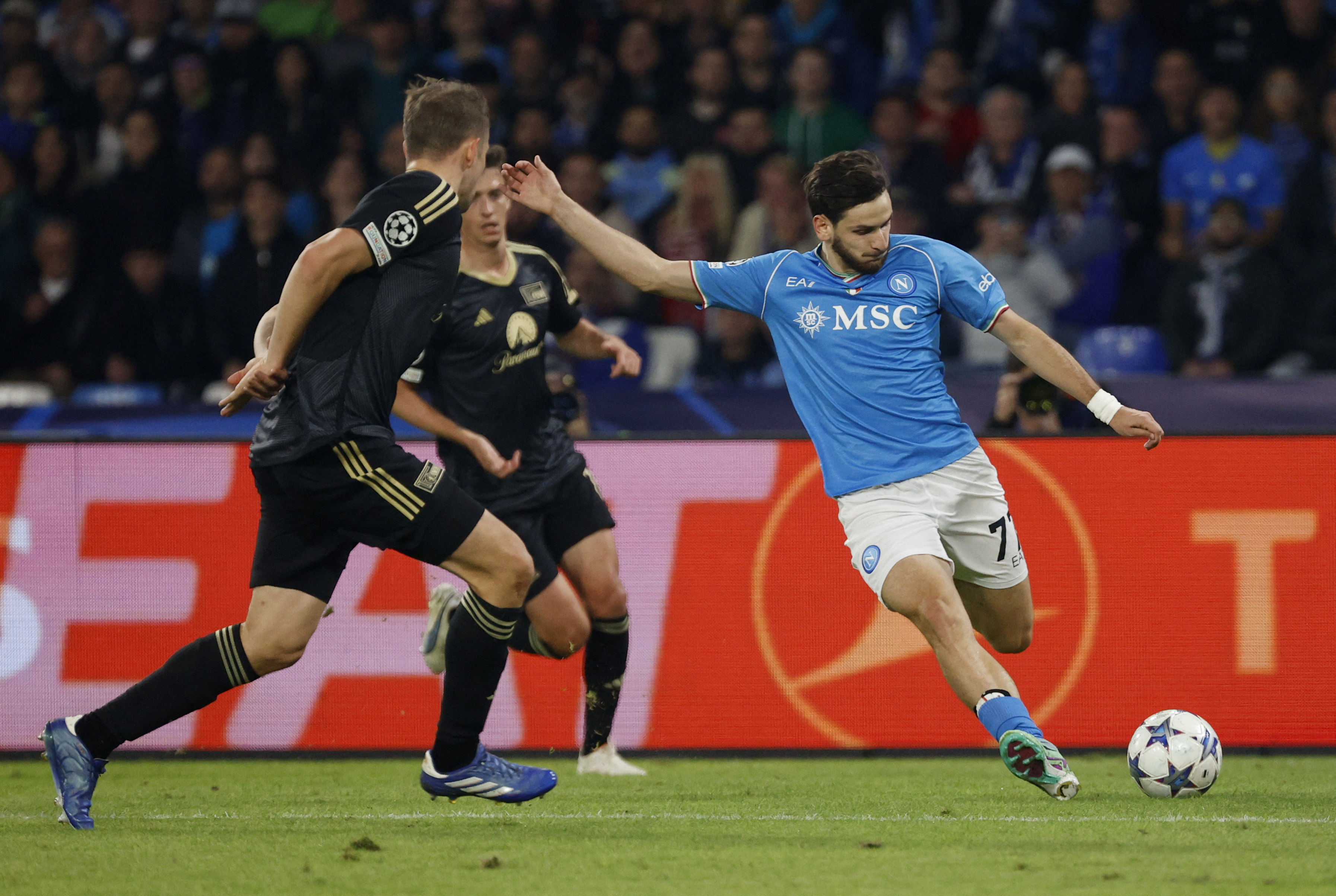 Napoli stumble to 1-1 draw as eliminated Union snap losing run 