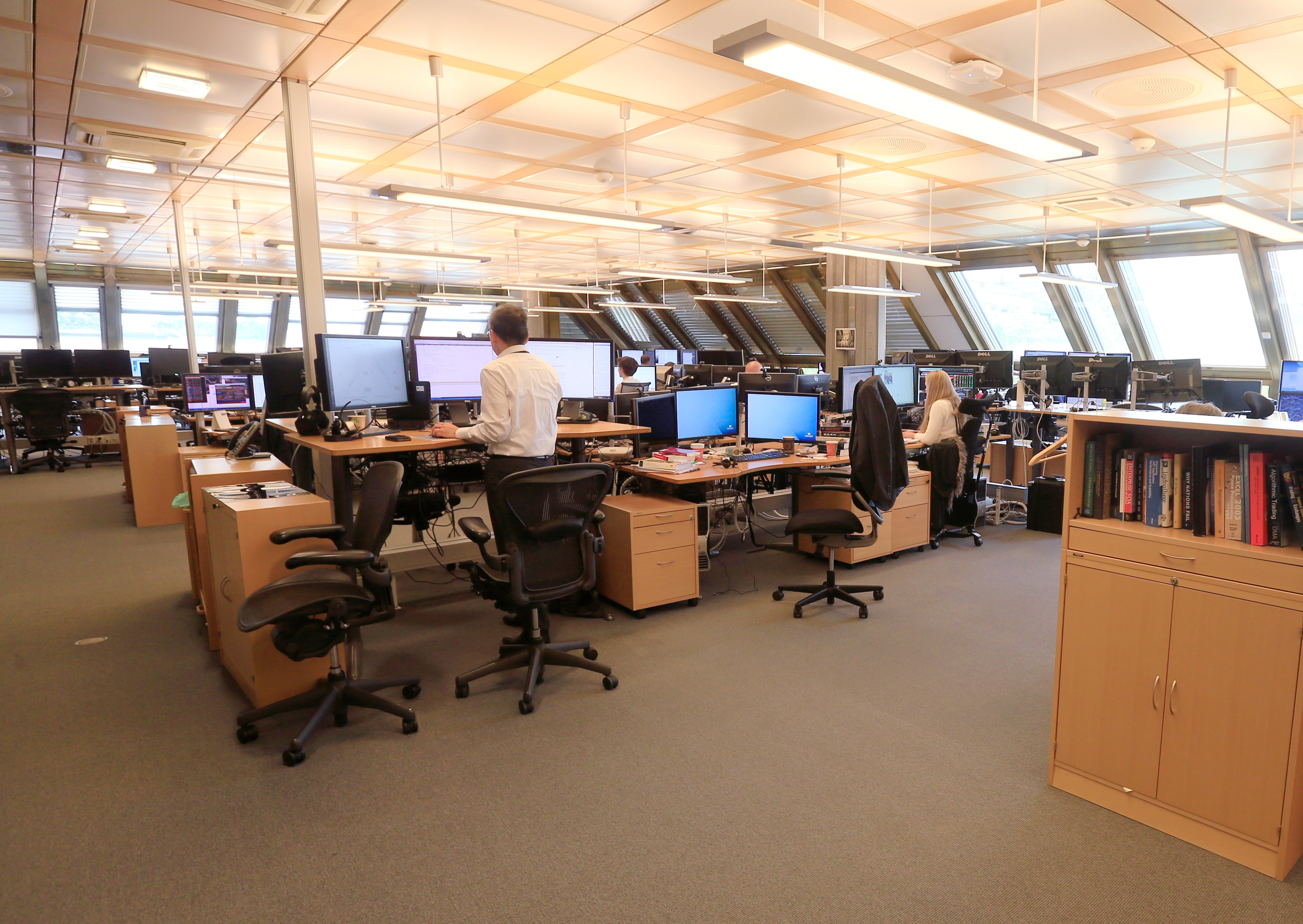 The trading floor of Norges Bank Investment Management, the Nordic countryÕs sovereign wealth fund in Oslo