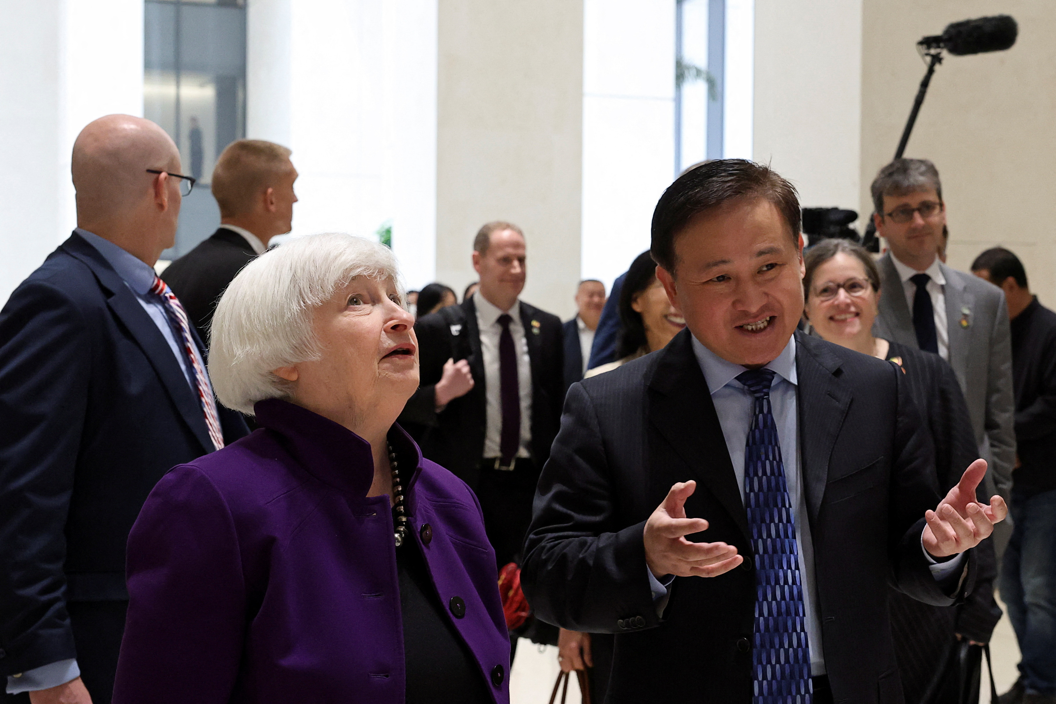 U.S. Treasury Secretary Janet Yellen in Beijing