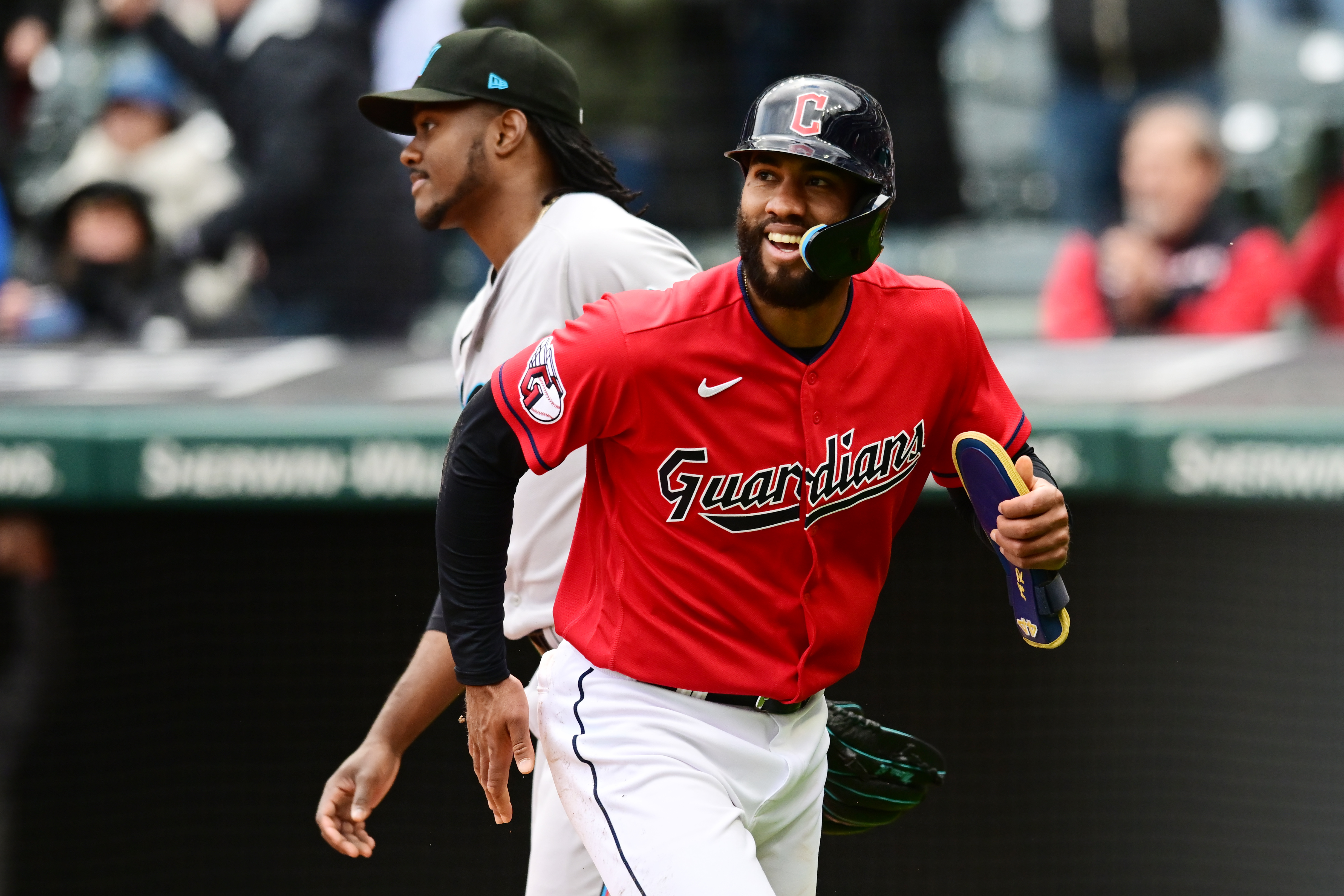 Marlins' Jesús Luzardo gives up four runs to Guardians in loss, Cleveland's  Logan Allen wins major league debut – Sun Sentinel