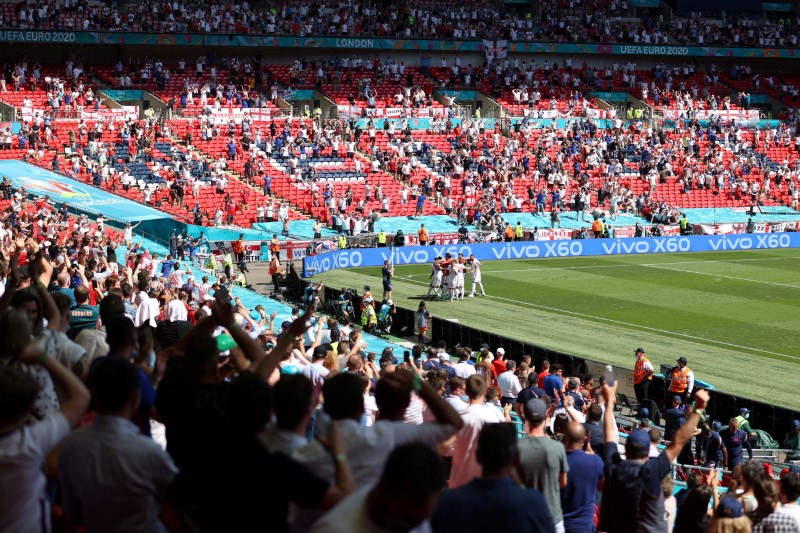 UK will allow overseas fans for final Euro games |