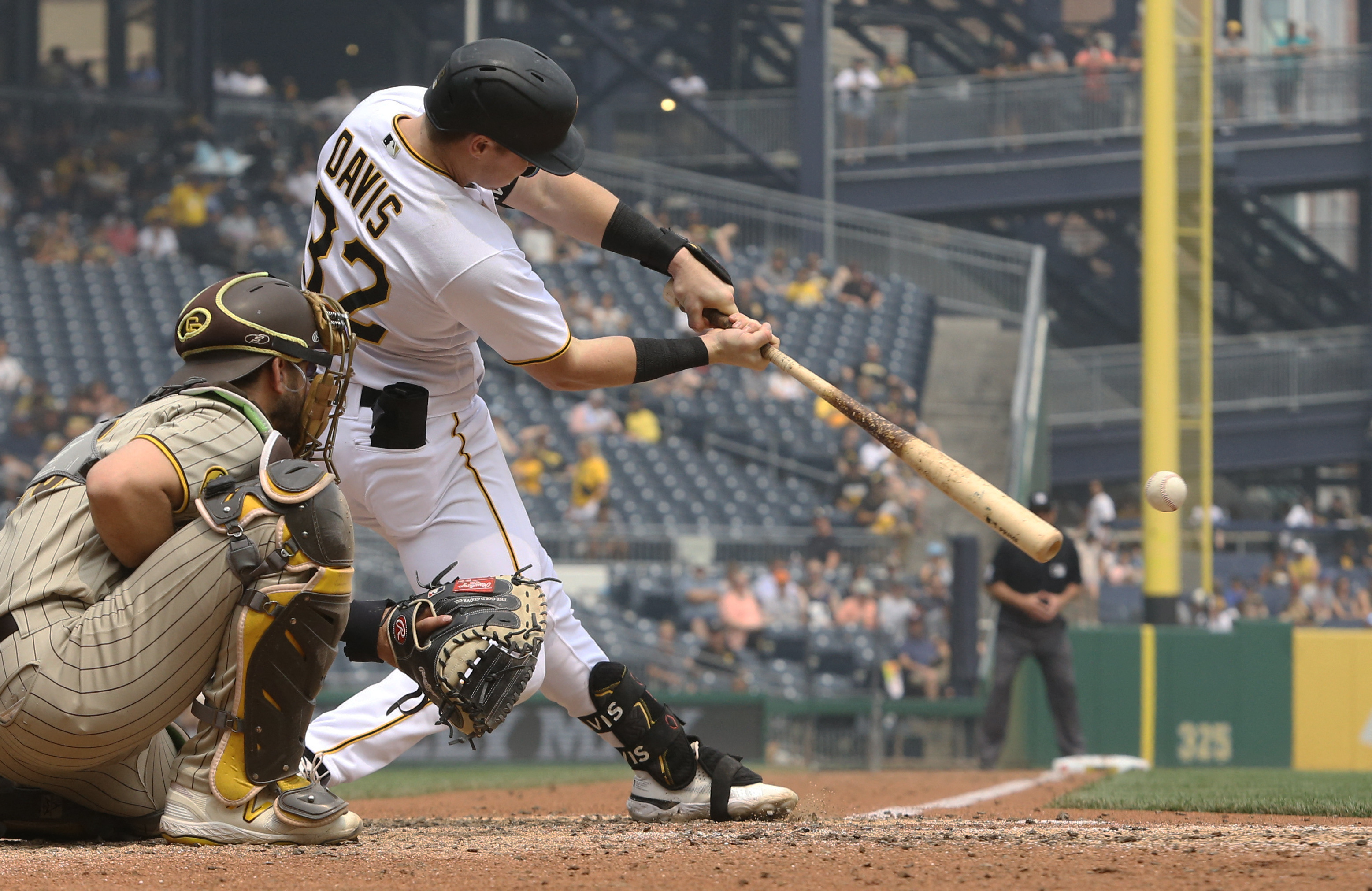 Pirates mount improbable comeback in improbable game, sweep away Padres