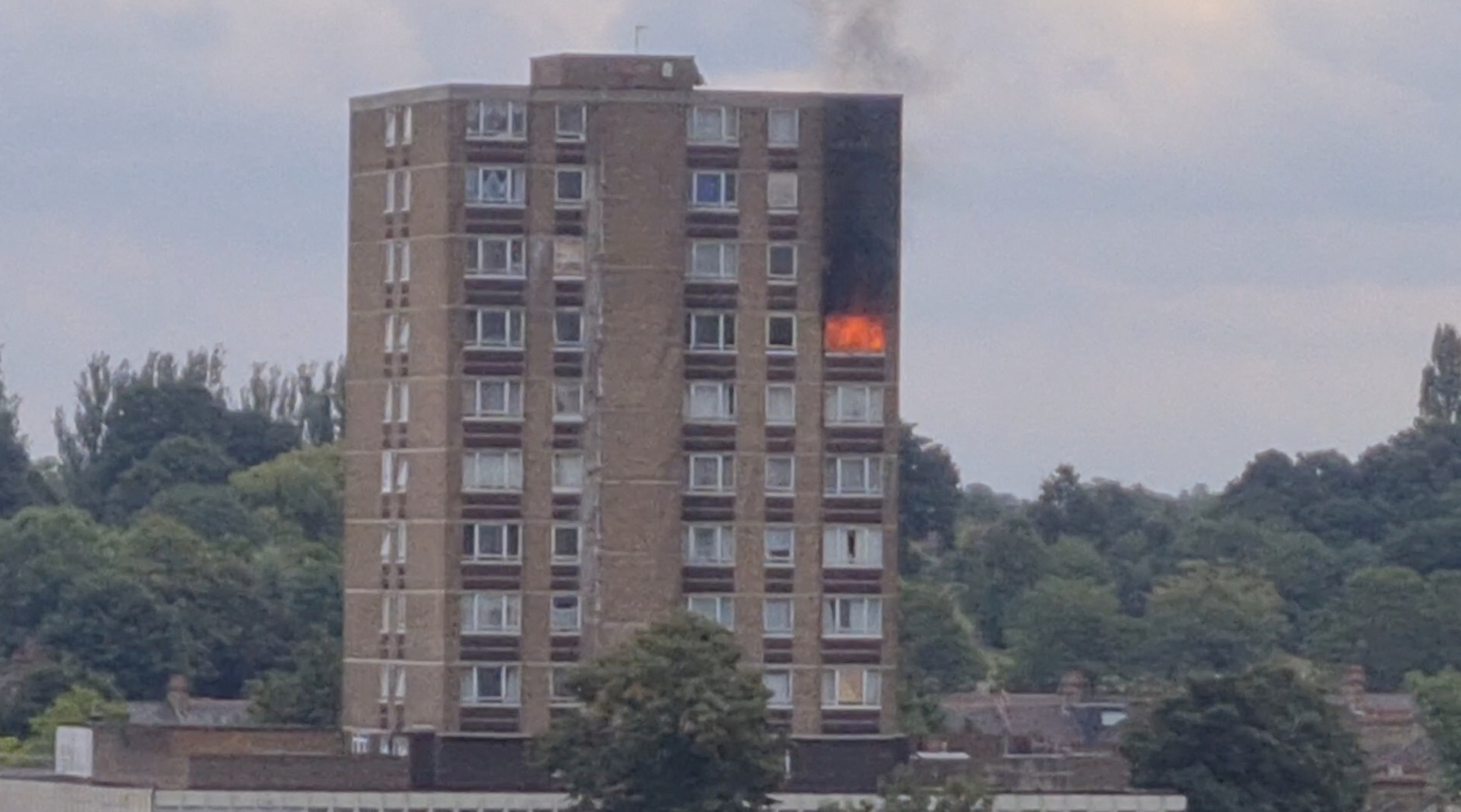 London Firefighters Dealt With Tower Block Blaze | Reuters