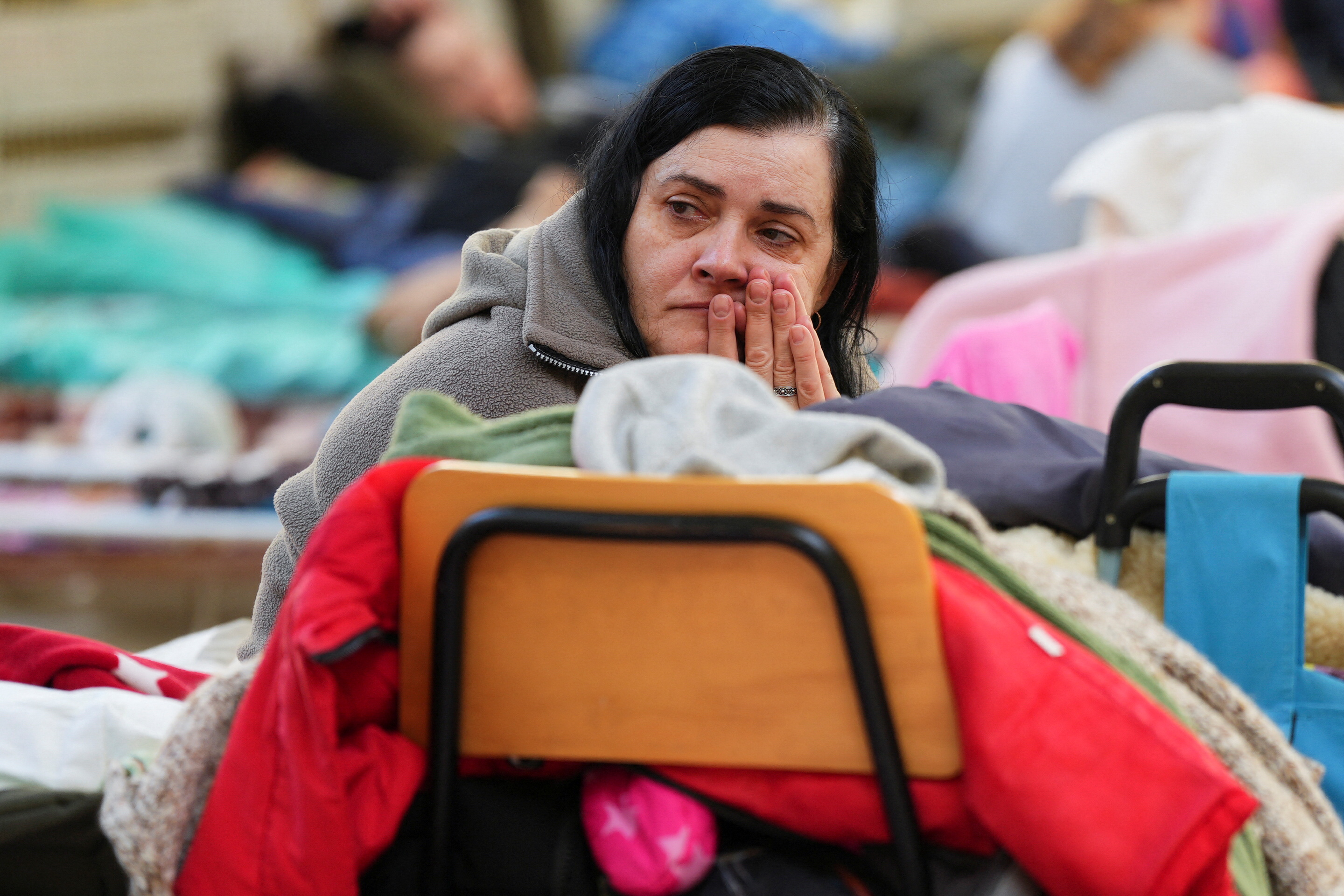 Refugees fleeing Russia's invasion of Ukraine arrive in Poland