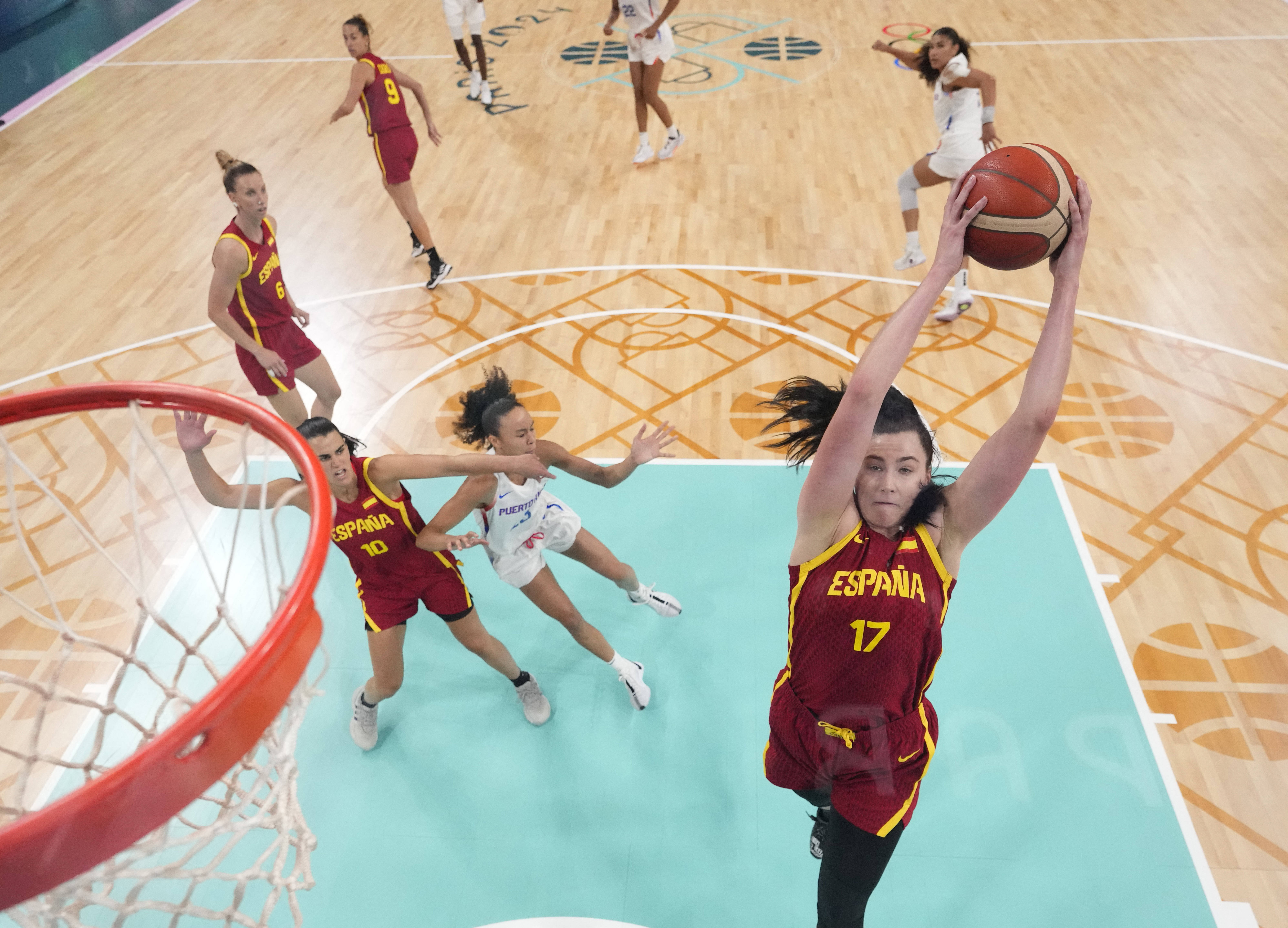 Basketball - Women's Group Phase - Group A - Puerto Rico vs Spain