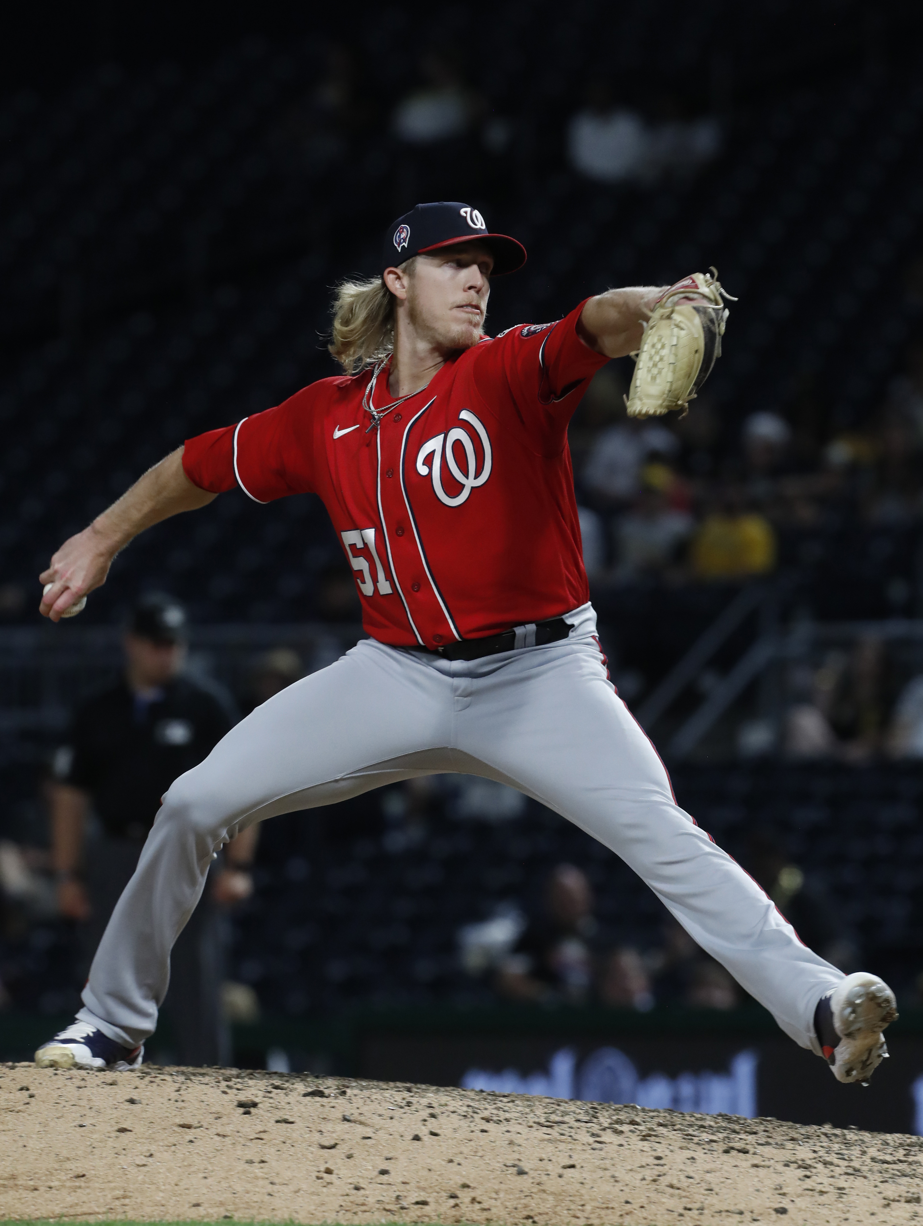 Abrams homers twice, Corbin pitches into the seventh as Nationals ease past  Pirates 6-2