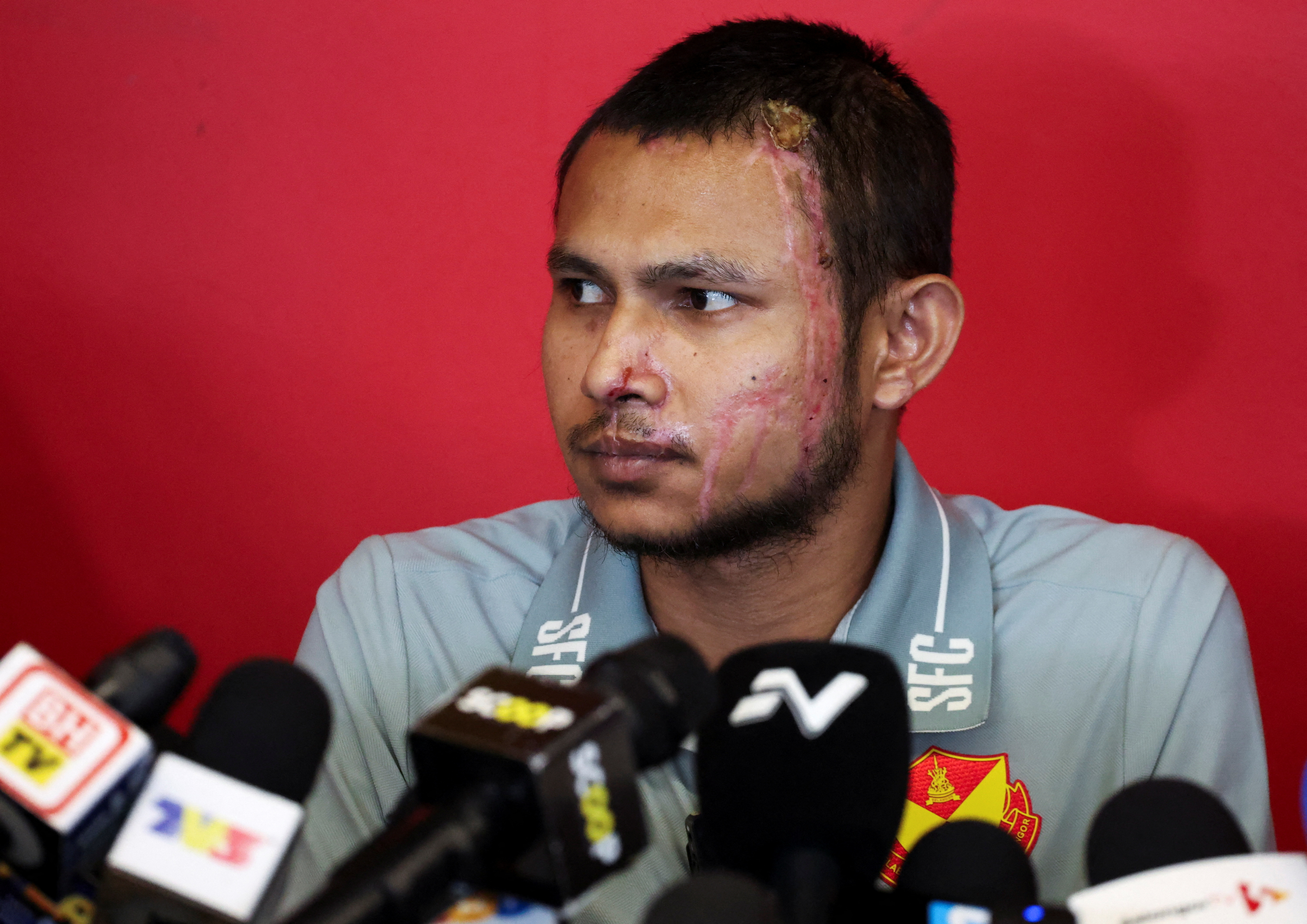 Soccer-Malaysian footballer Faisal calls for justice after acid attack