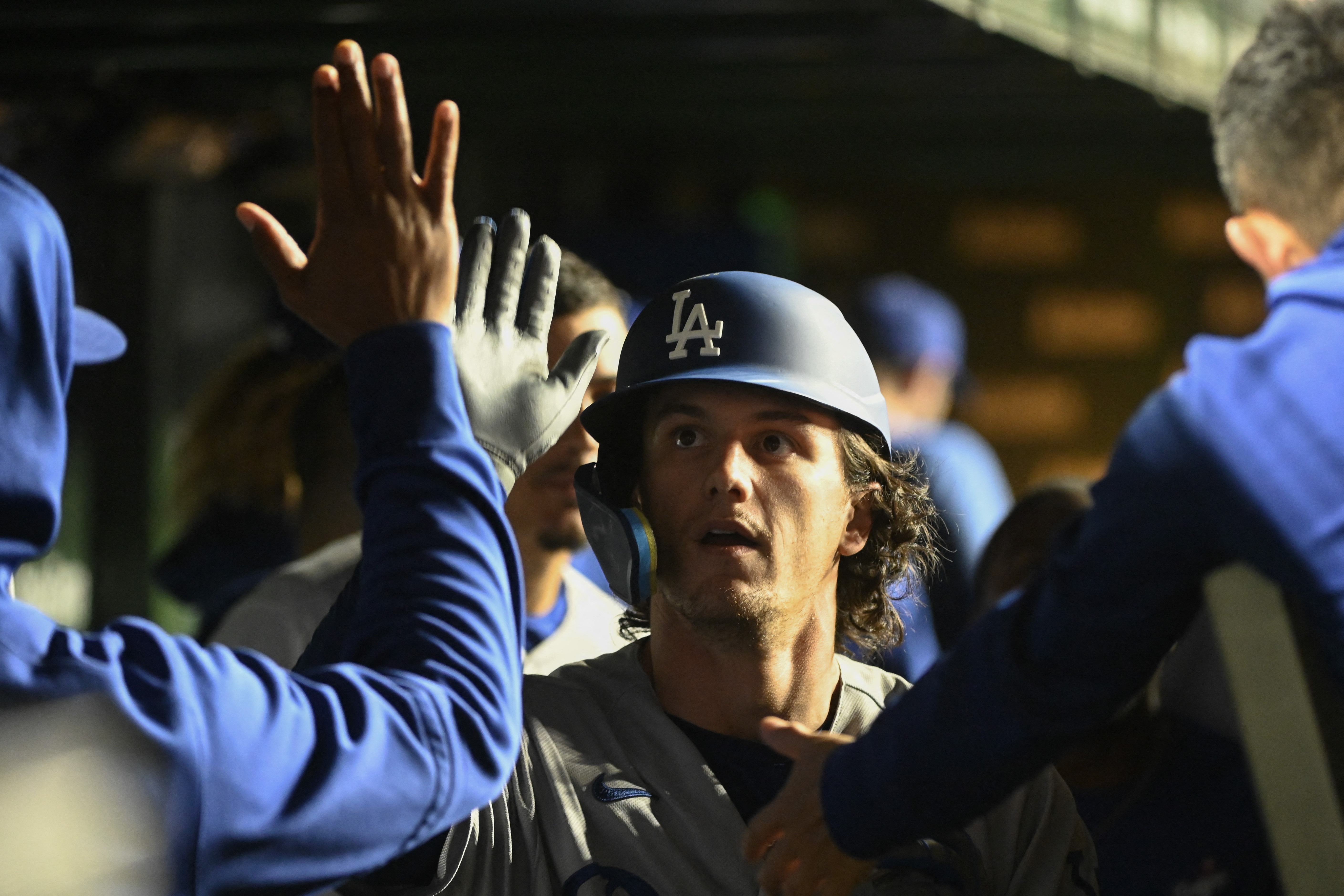 James Outman's 9th-inning slam sends Dodgers past Cubs