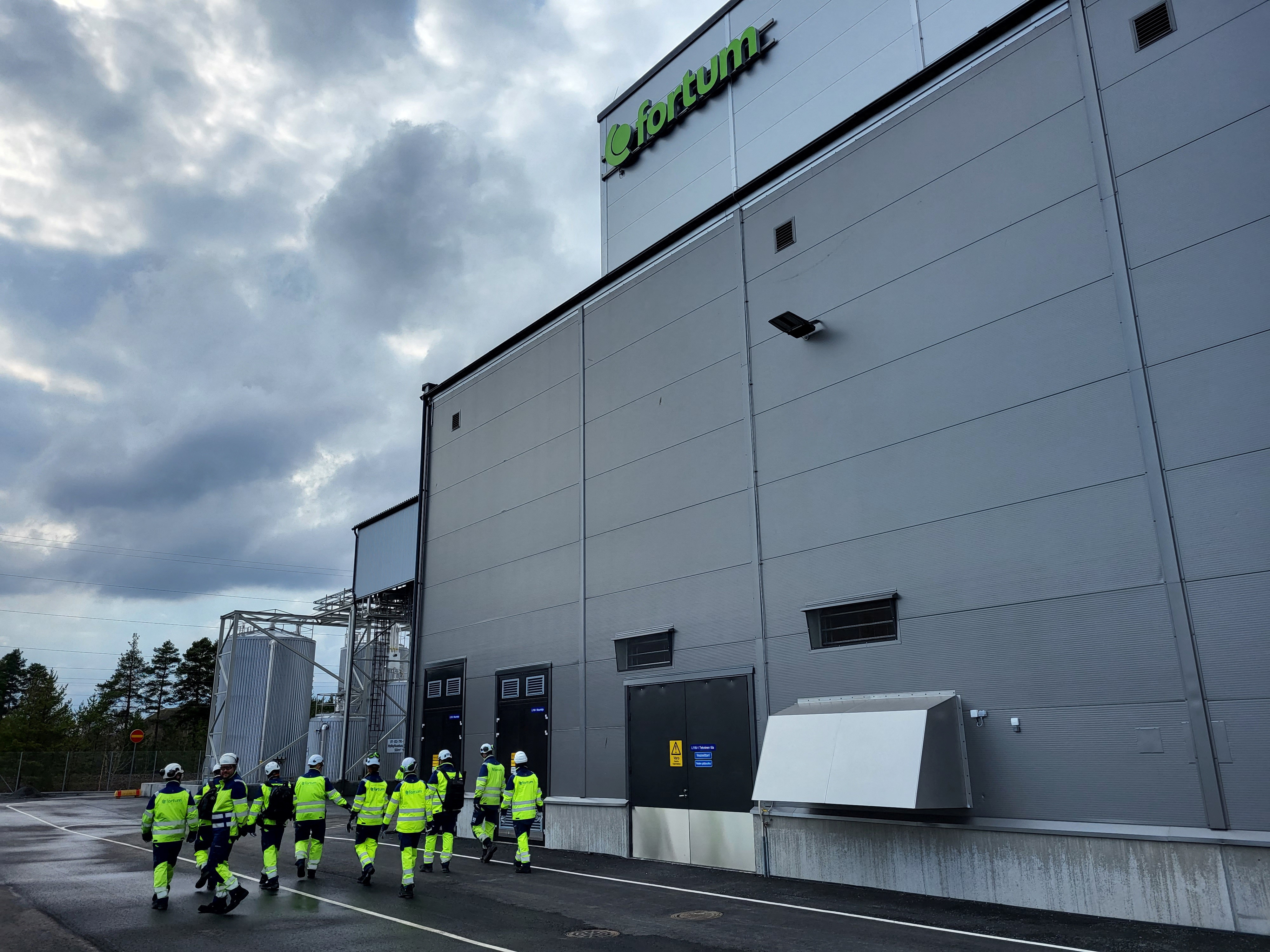 Fortum's new battery materials recycling facility in Harjavalta