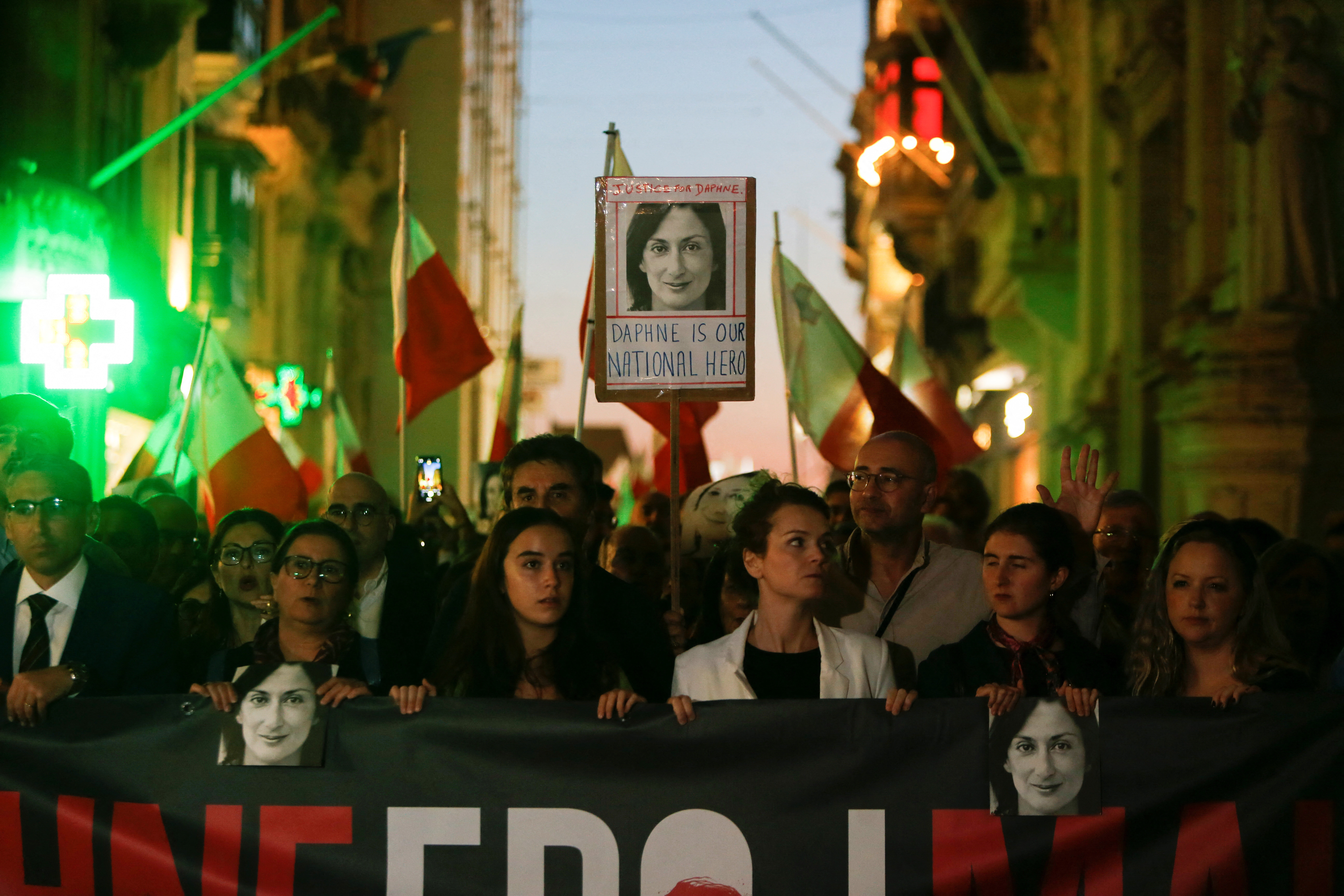 Fifth anniversary of the assassination of journalist Daphne Caruana Galizia in Malta