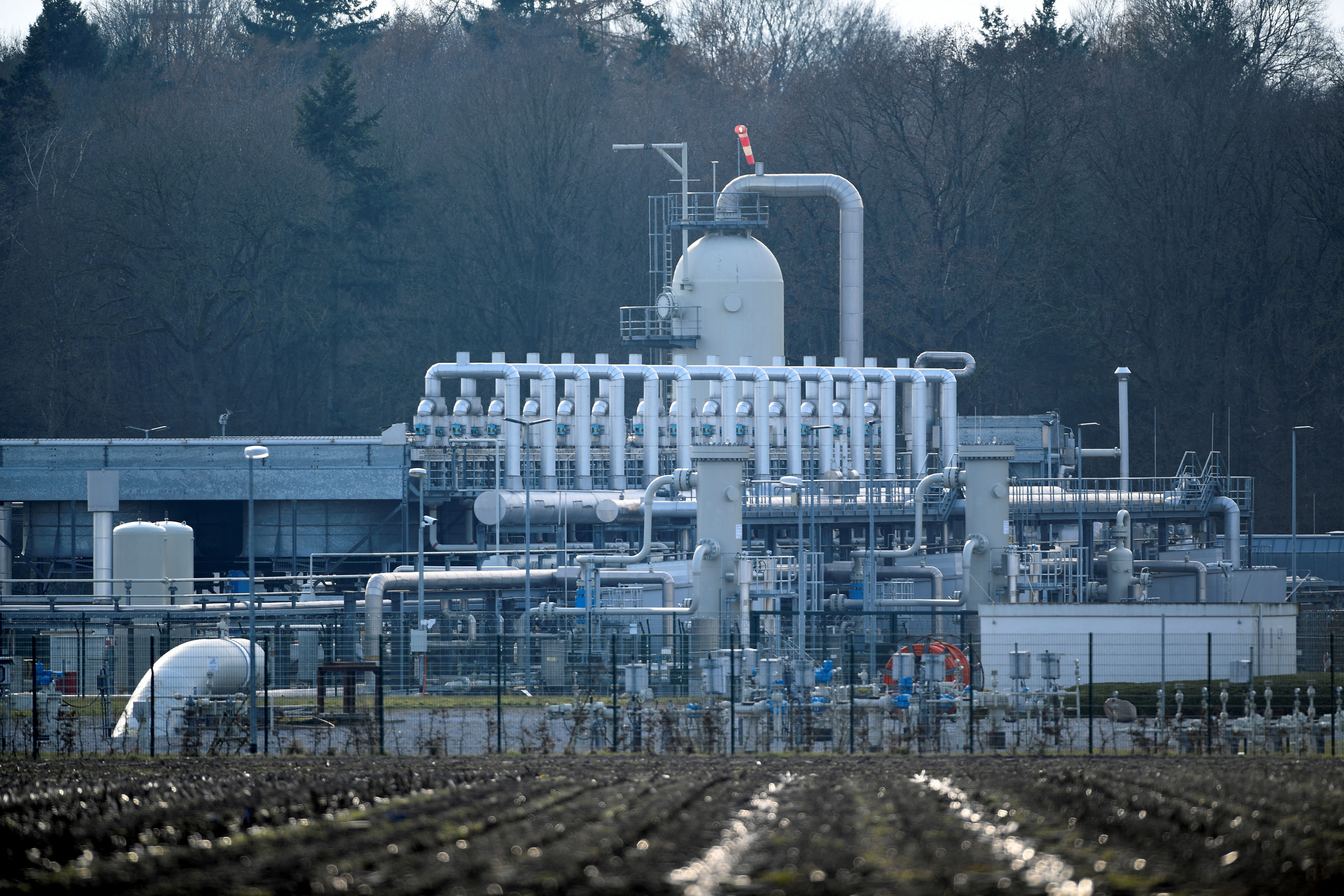 Astora natural gas depot in Rehden; Russian oil