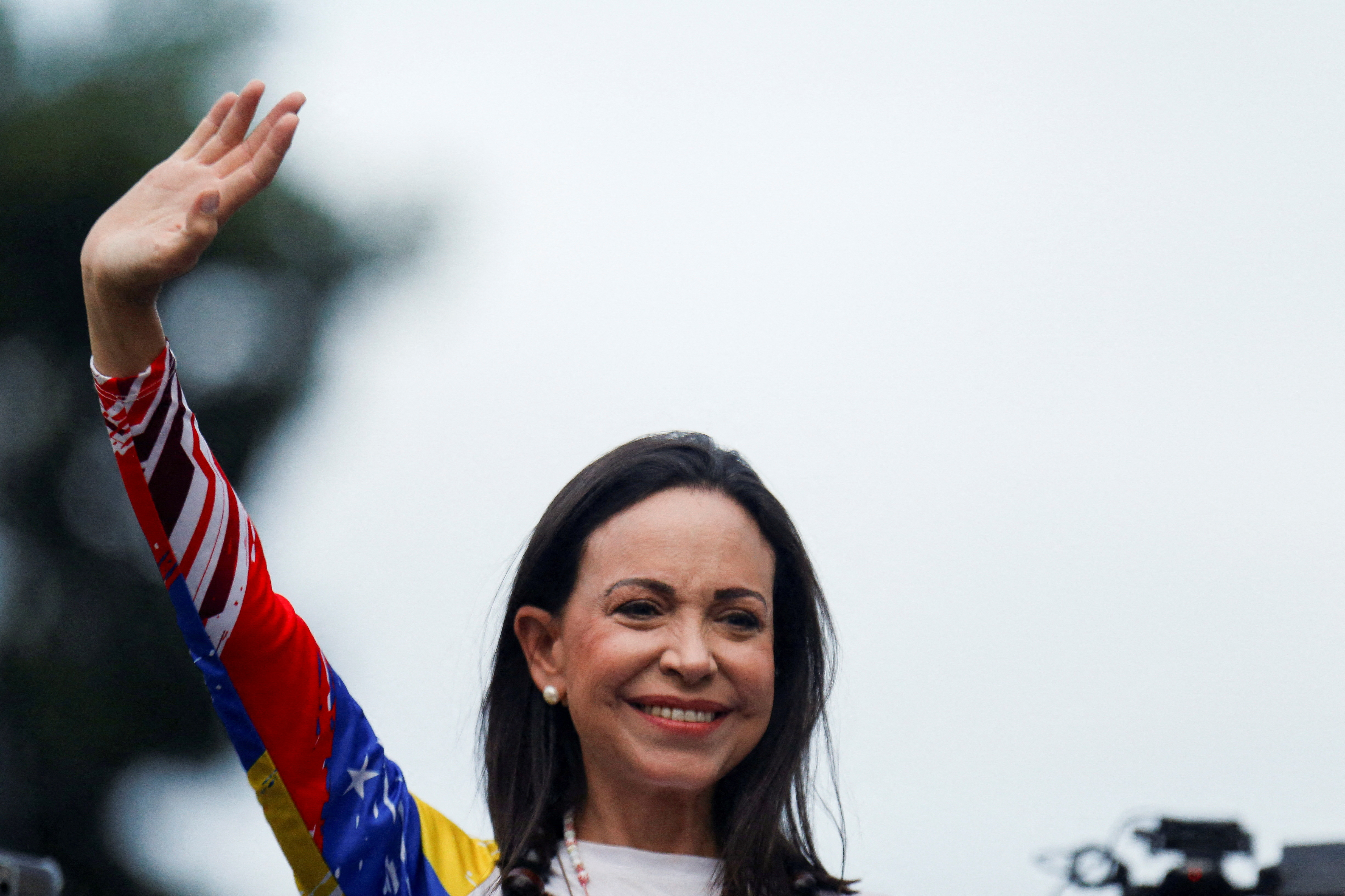Venezuela's opposition presidential candidate Edmundo Gonzalez and opposition leader Maria Corina Machado campaign in Caracas