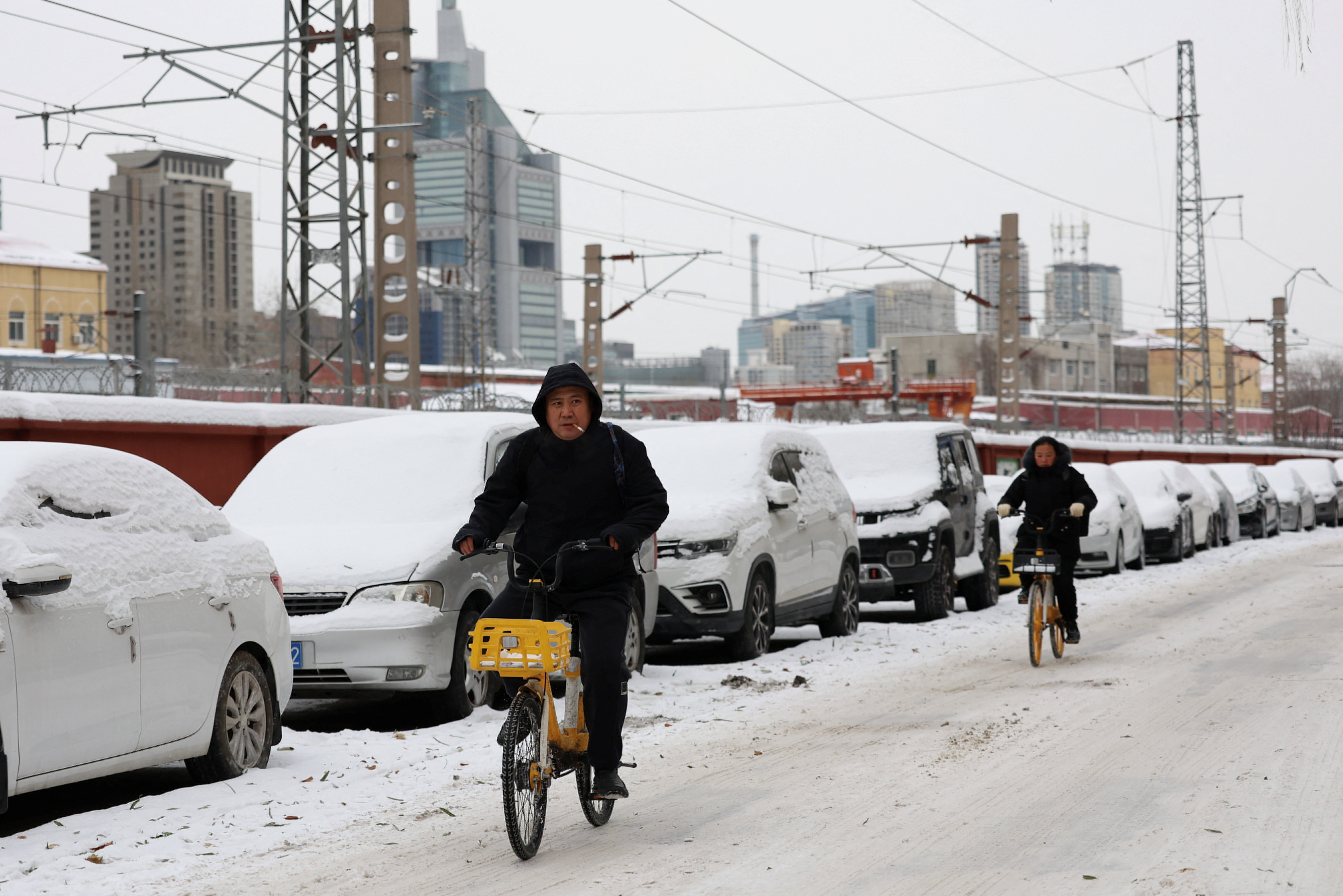 Beijing breaks a seven-decade cold-weather record