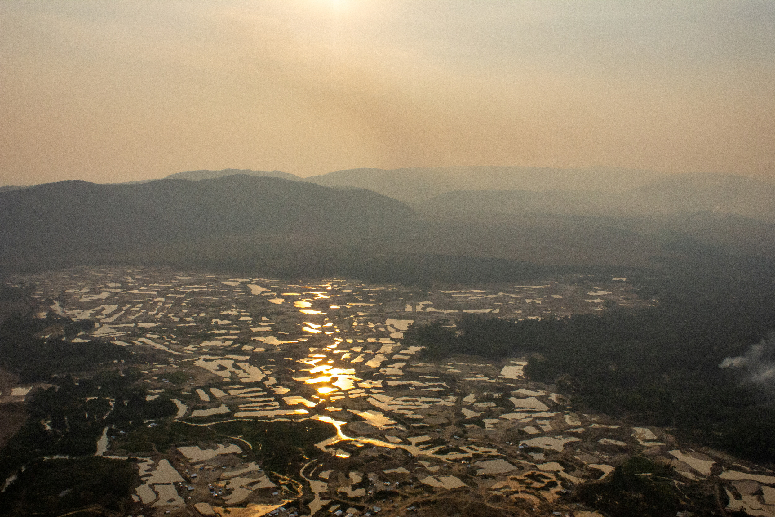 Illegal gold mine expands in Brazil farm state bordering Amazon