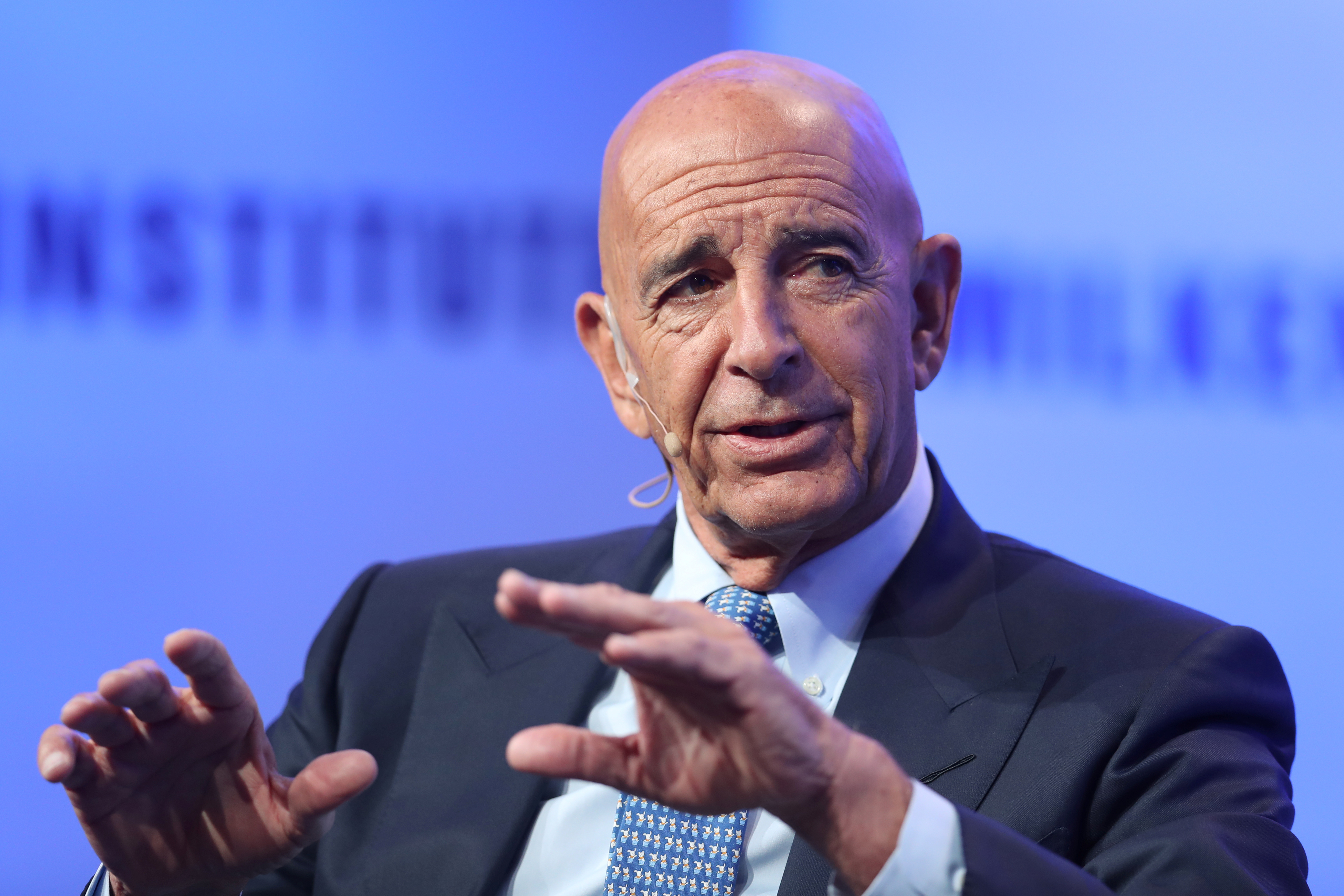 Thomas Barrack, Executive Chairman, Colony Northstar, speaks at the Milken Institute's 21st Global Conference in Beverly Hills