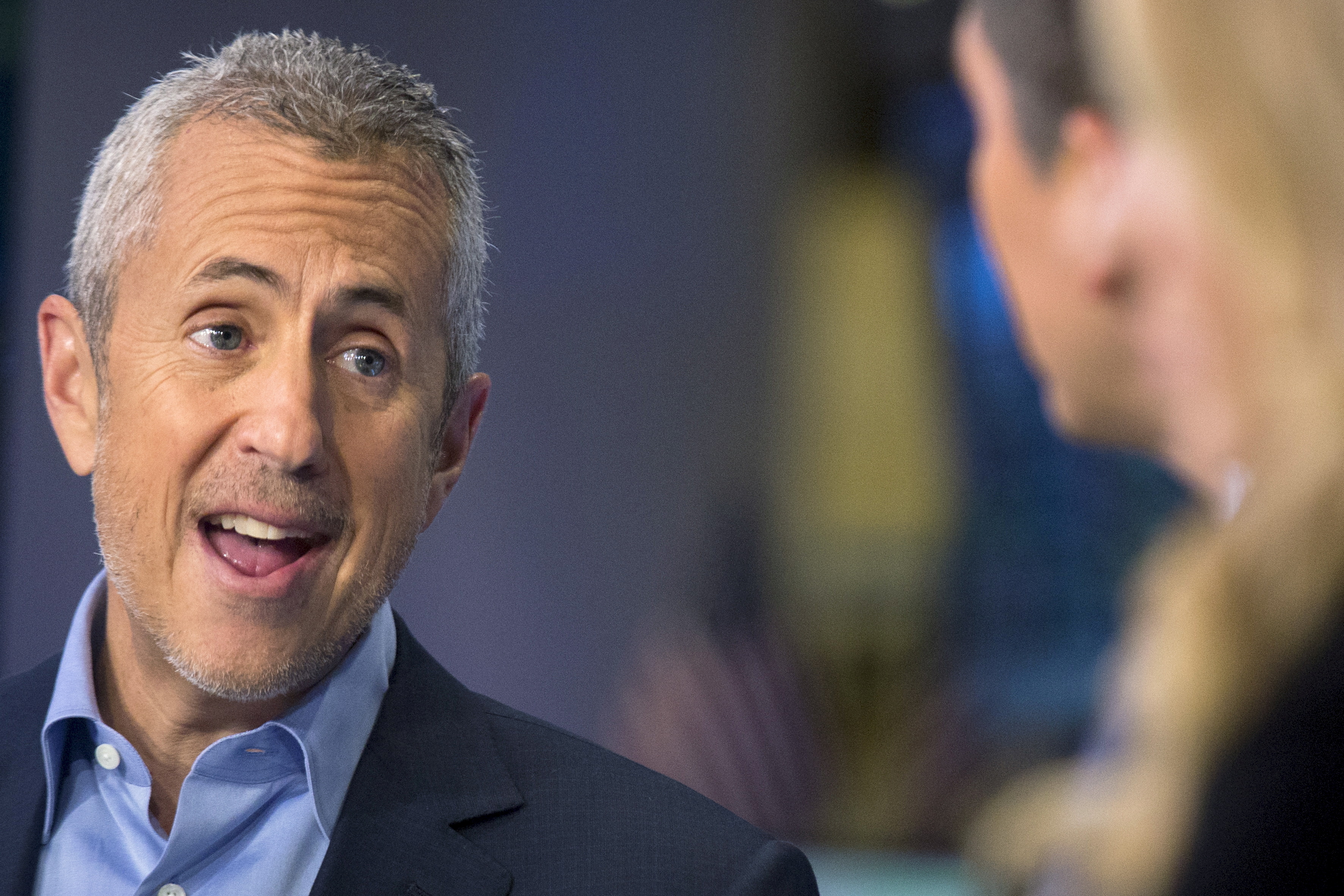  Danny Meyer, restaurateur and the CEO of the Union Square Hospitality Group speaks during an interview on CNBC on the floor of the New York Stock Exchange October 16, 2015. REUTERS/Brendan McDermid