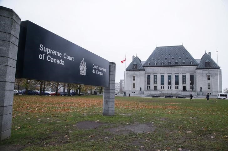 The Supreme Court of Canada is seen in Ottawa