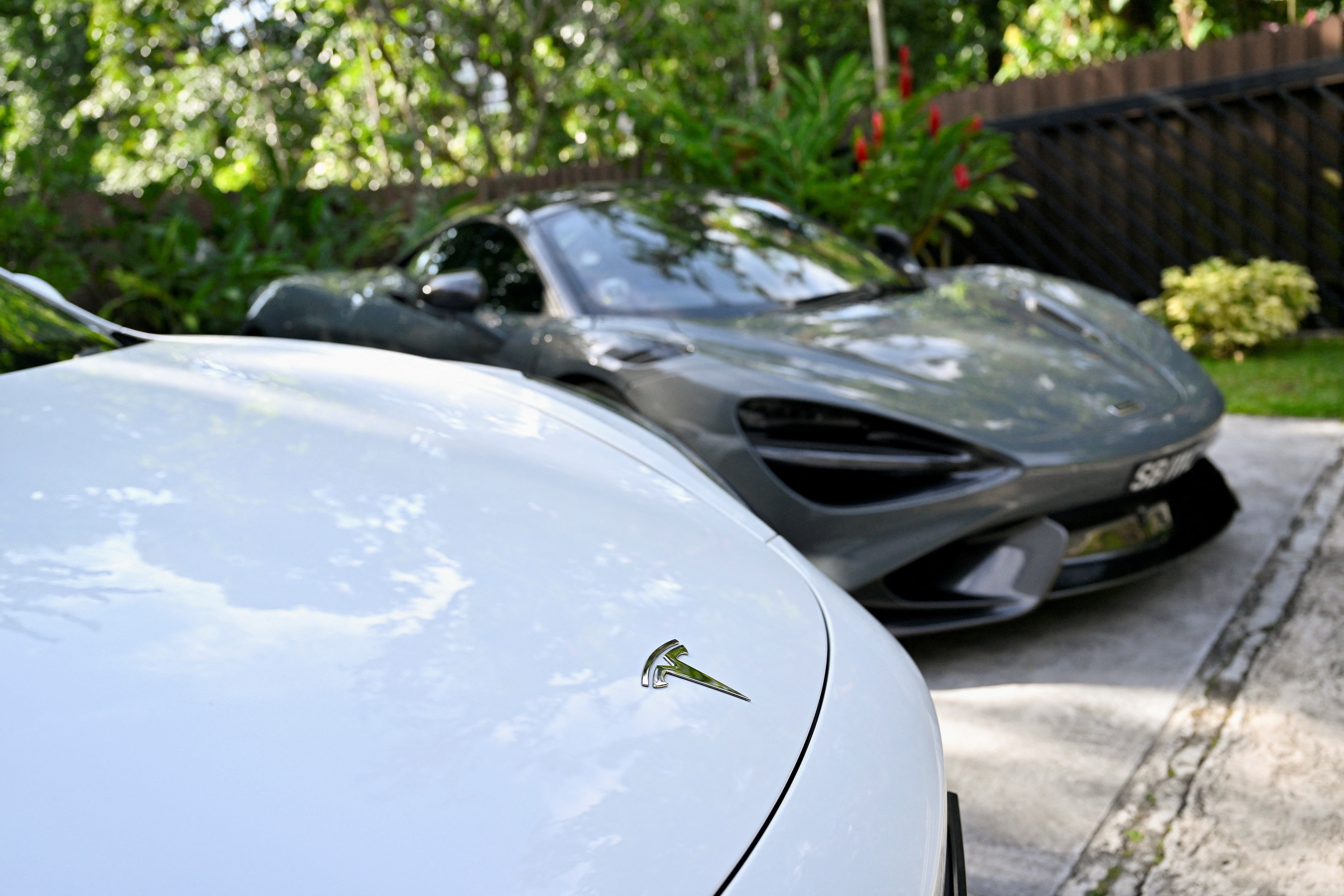 Mr Eu Gene Goh’s Tesla Model 3 and McLaren 765LT in Singapore