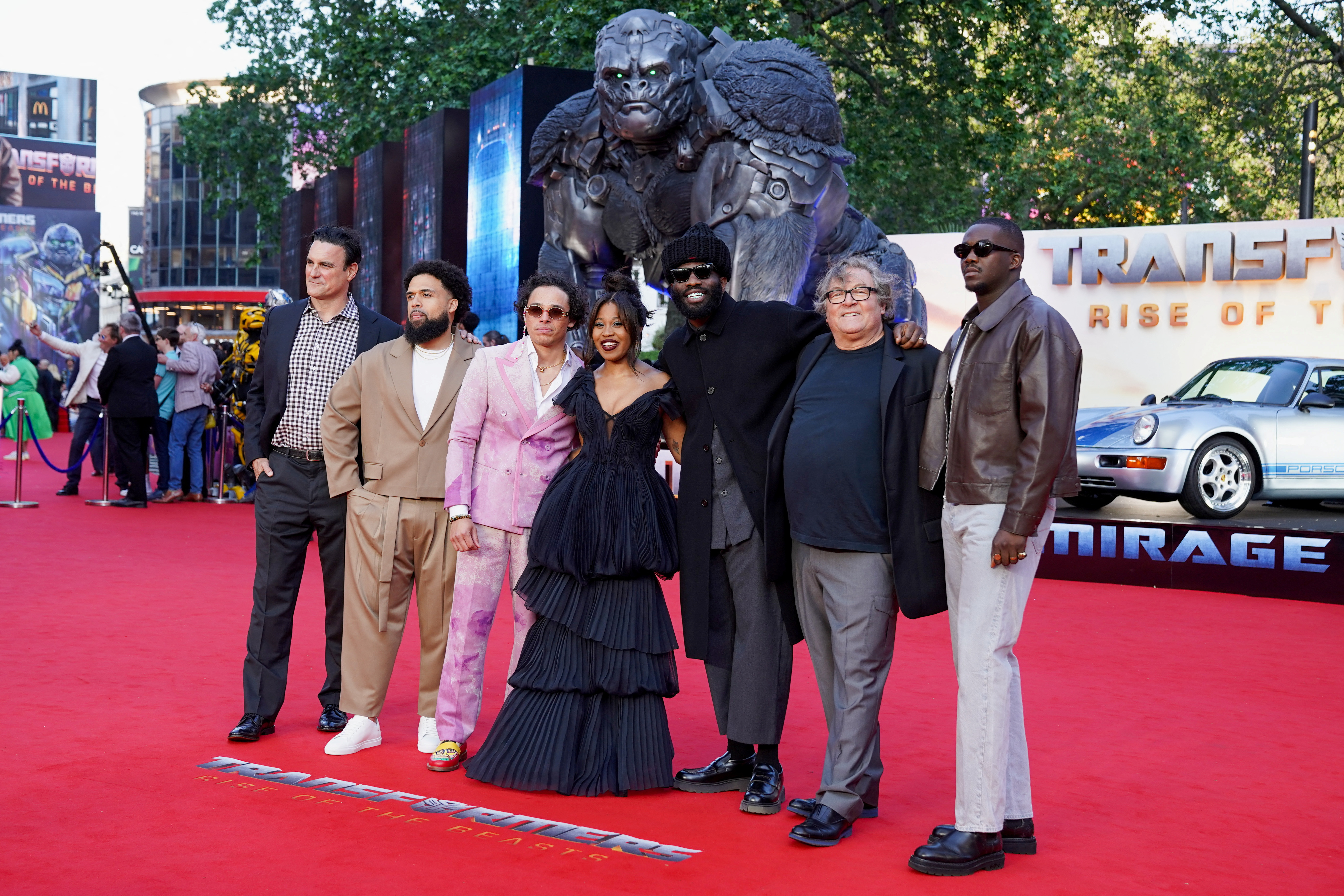 European premiere of Transformers in Leicester Square, London