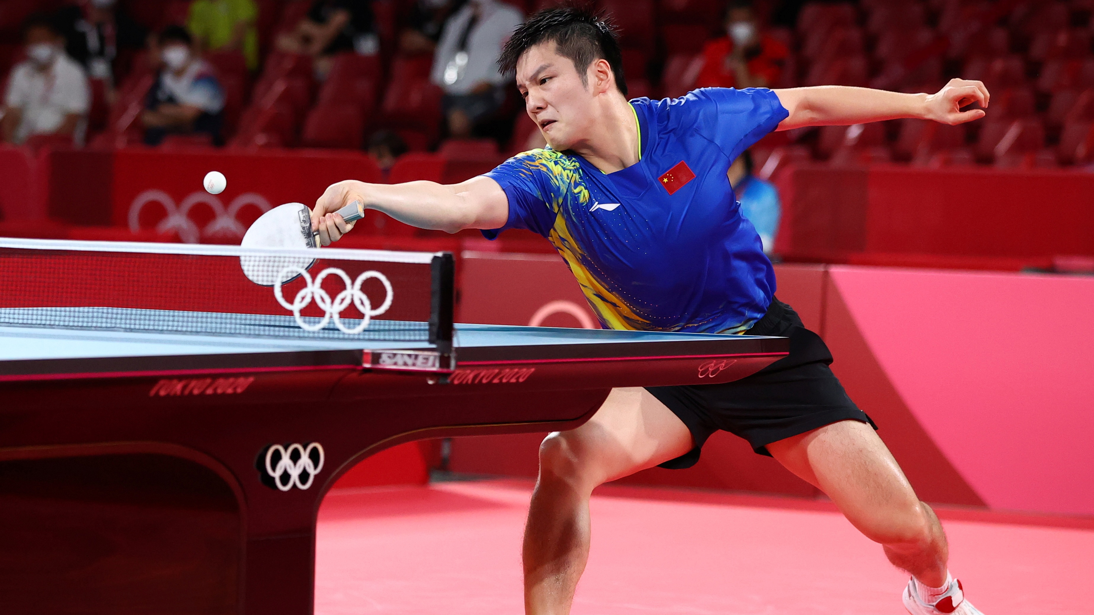 Table Tennis Egypt S Assar Leaves Mark, Round Ping Pong Table Singapore