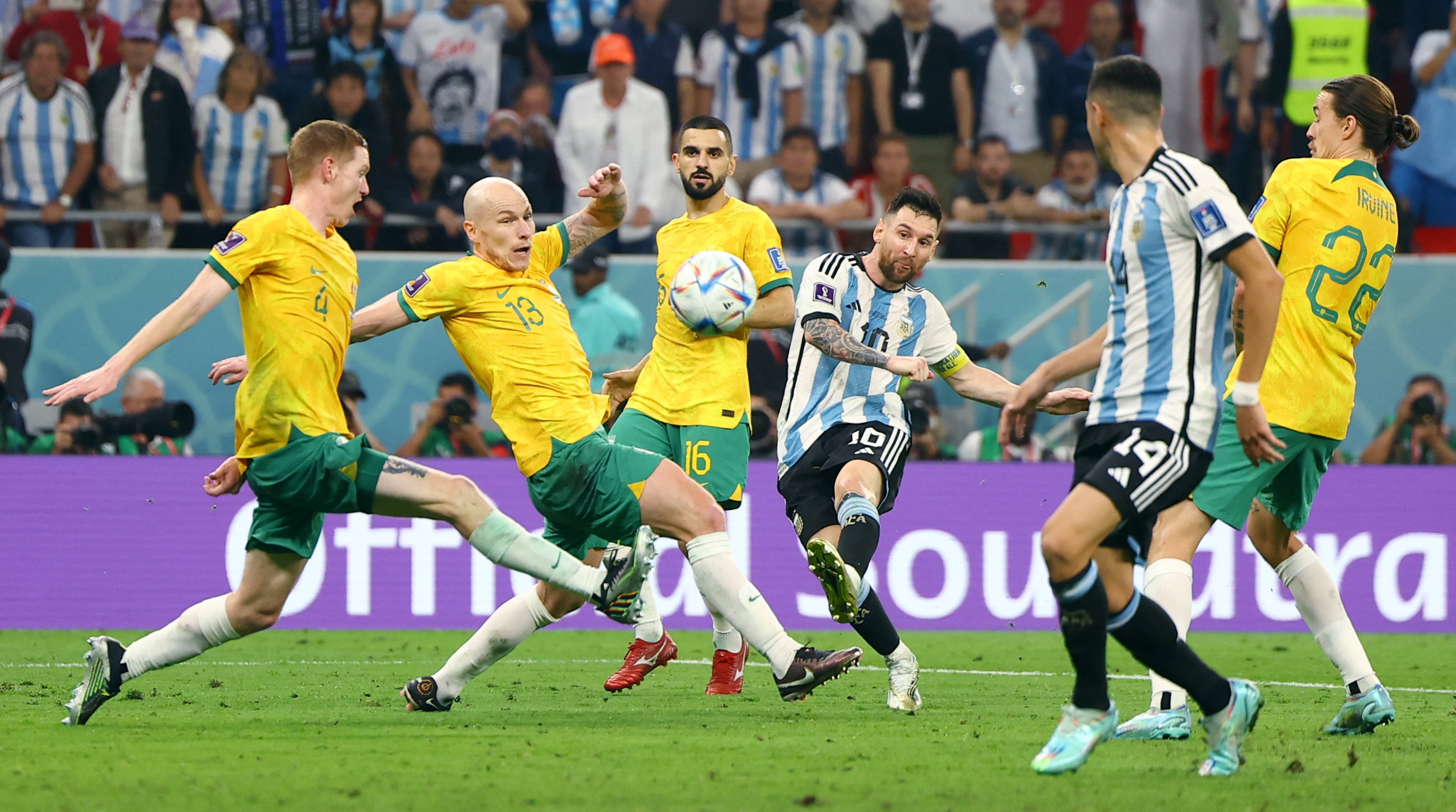World Cup: How Argentina Escaped Australia's Last-Ditch Rally to Advance to  Quarterfinals - The New York Times