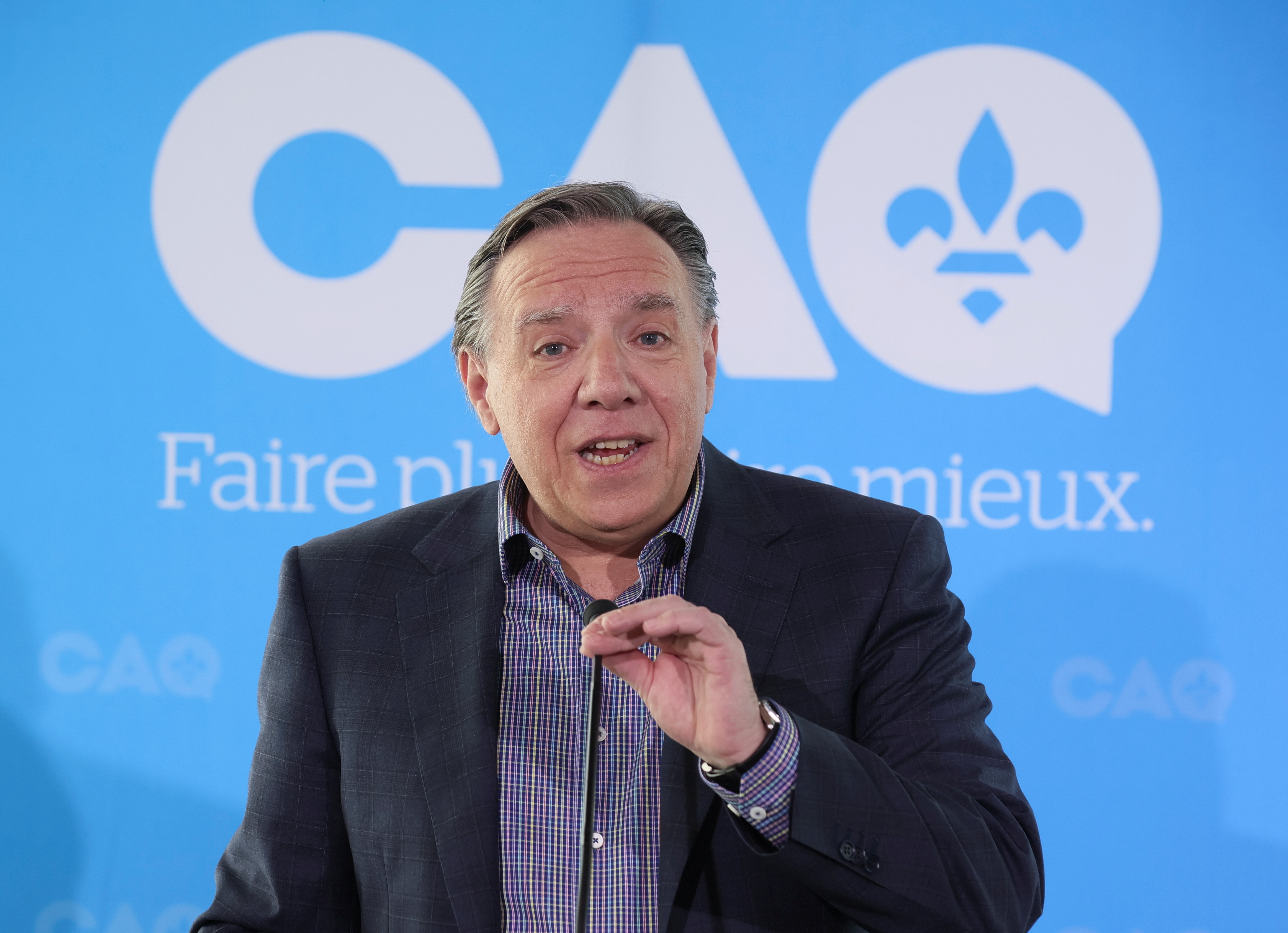 CAQ national convention in Drummondville, Quebec