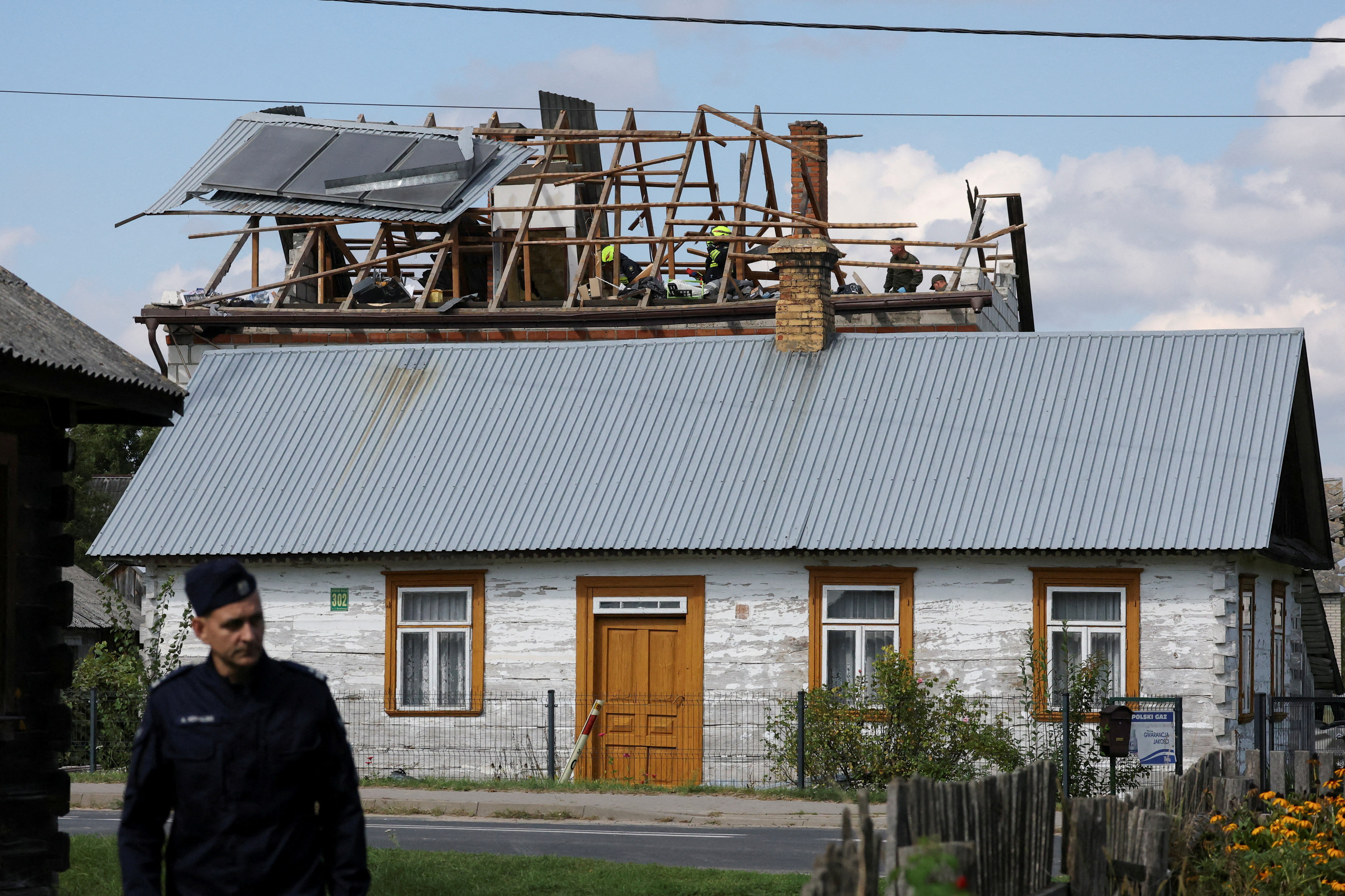 不運('60ポーランド) ポーランド家屋被害、ロシアのドローン狙った自国ミサイル命中＝閣僚