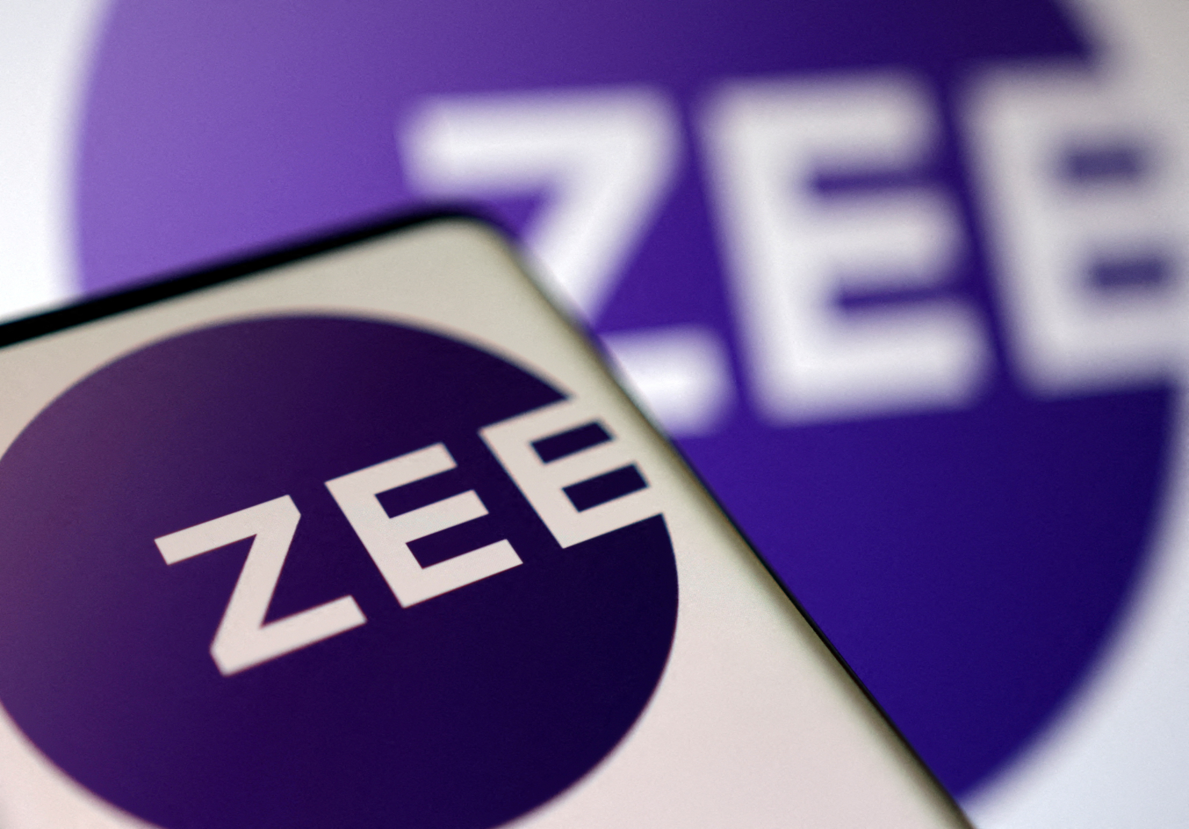 Illstration shows Zee Entertainment logo
