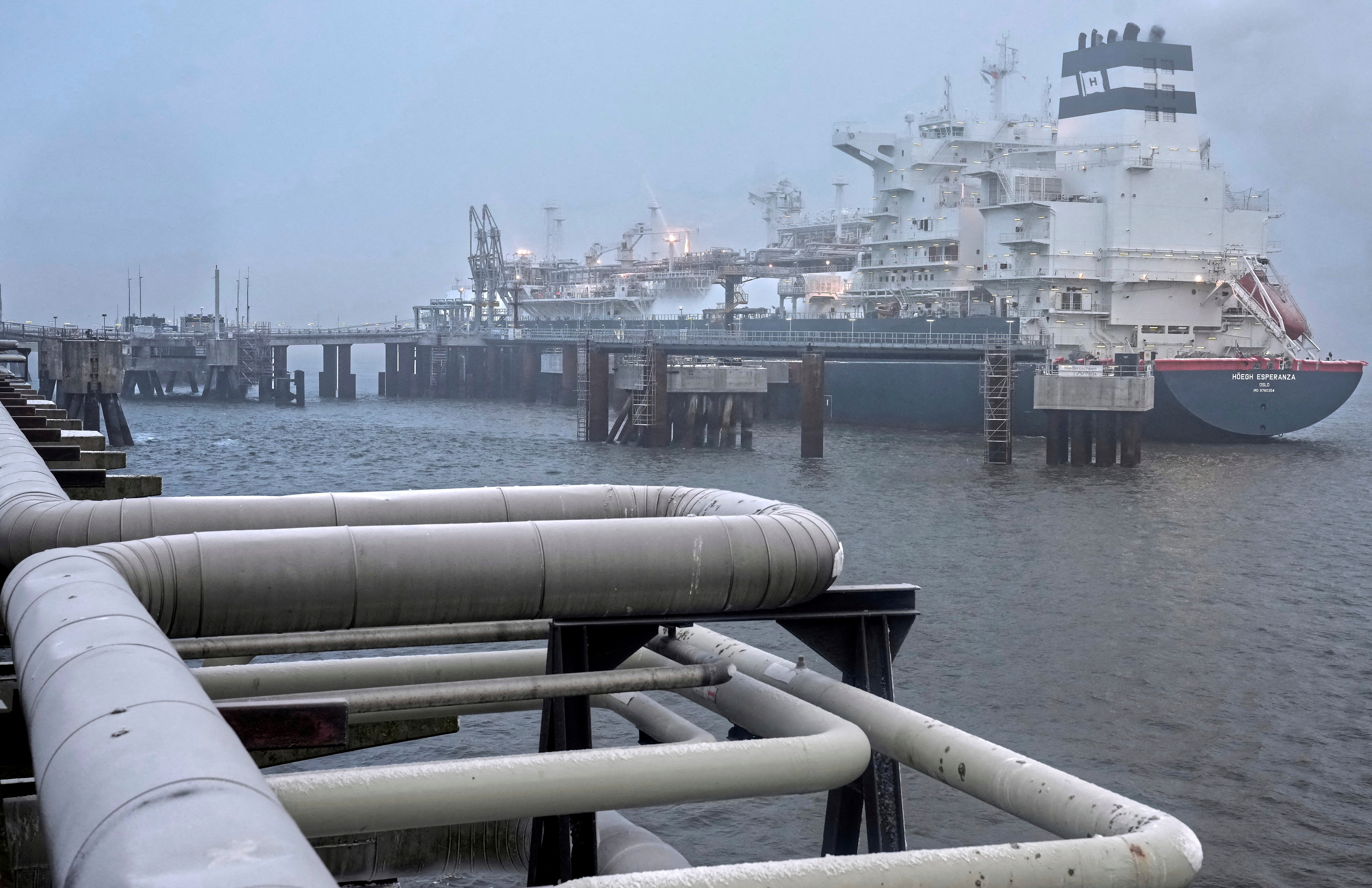 Opening of the LNG terminal in Wilhelmshaven
