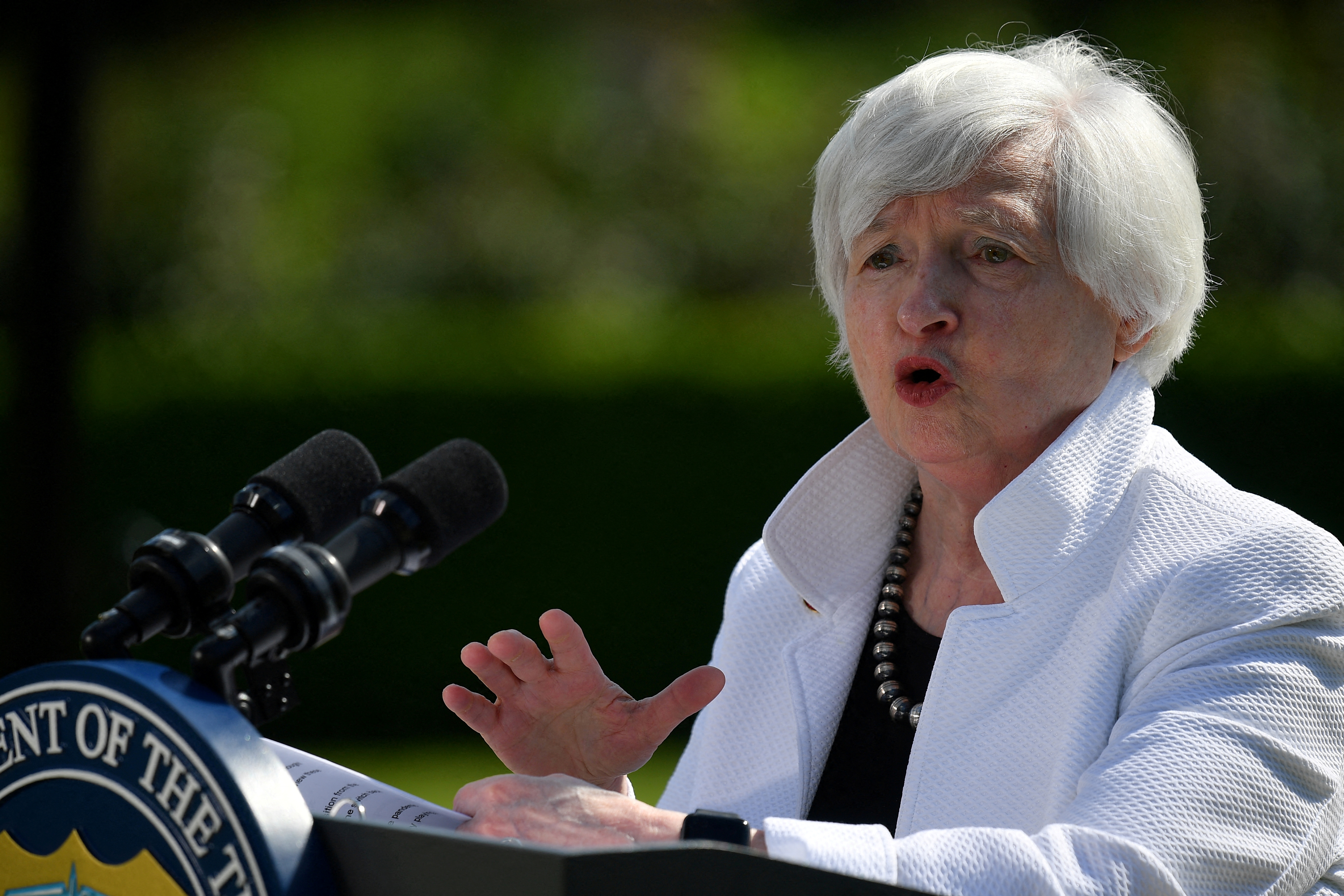 USA's Yellen at G7 finance ministers meeting in London