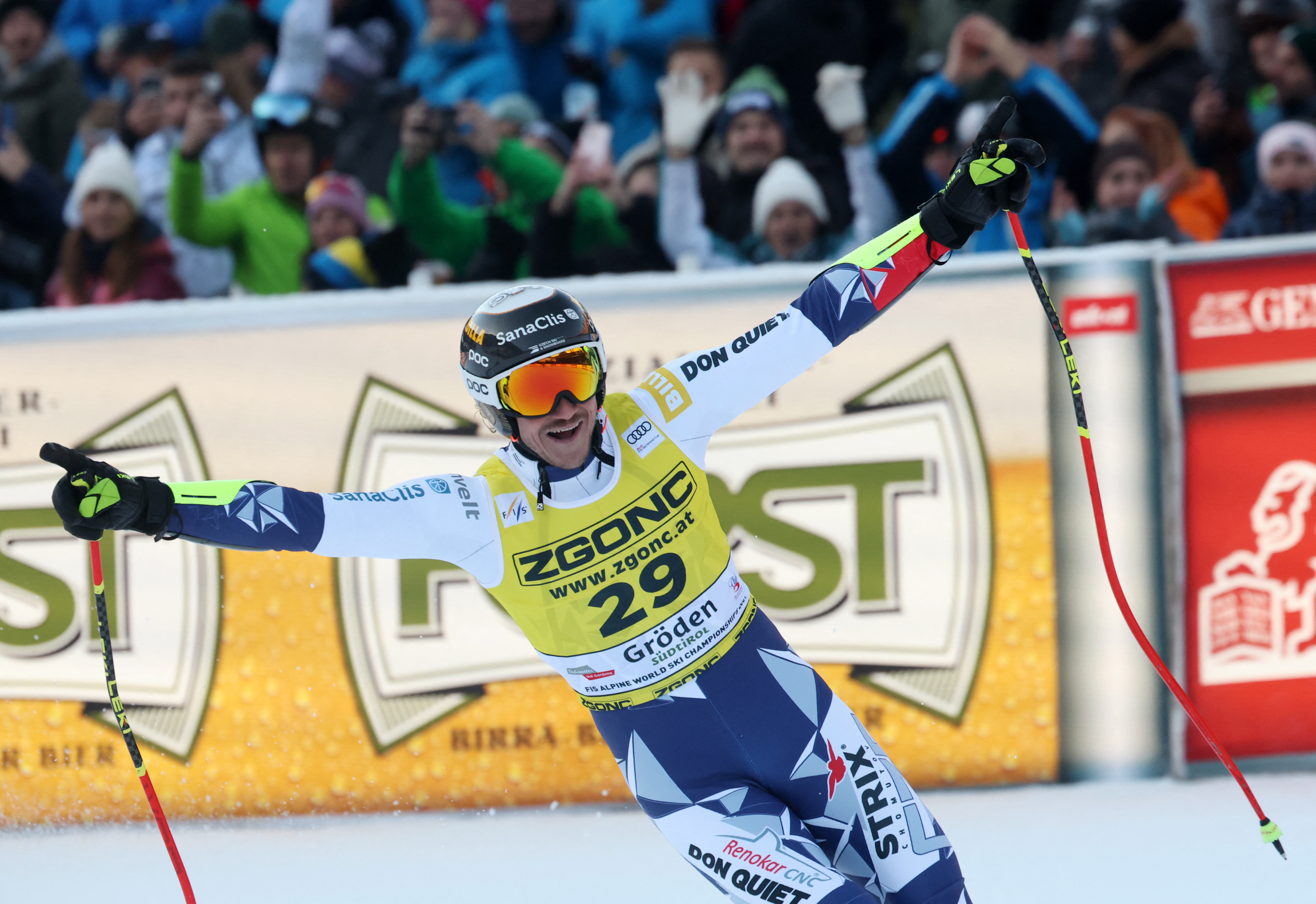 Zabystran stuns Odermatt to claim Czech men's maiden World Cup win