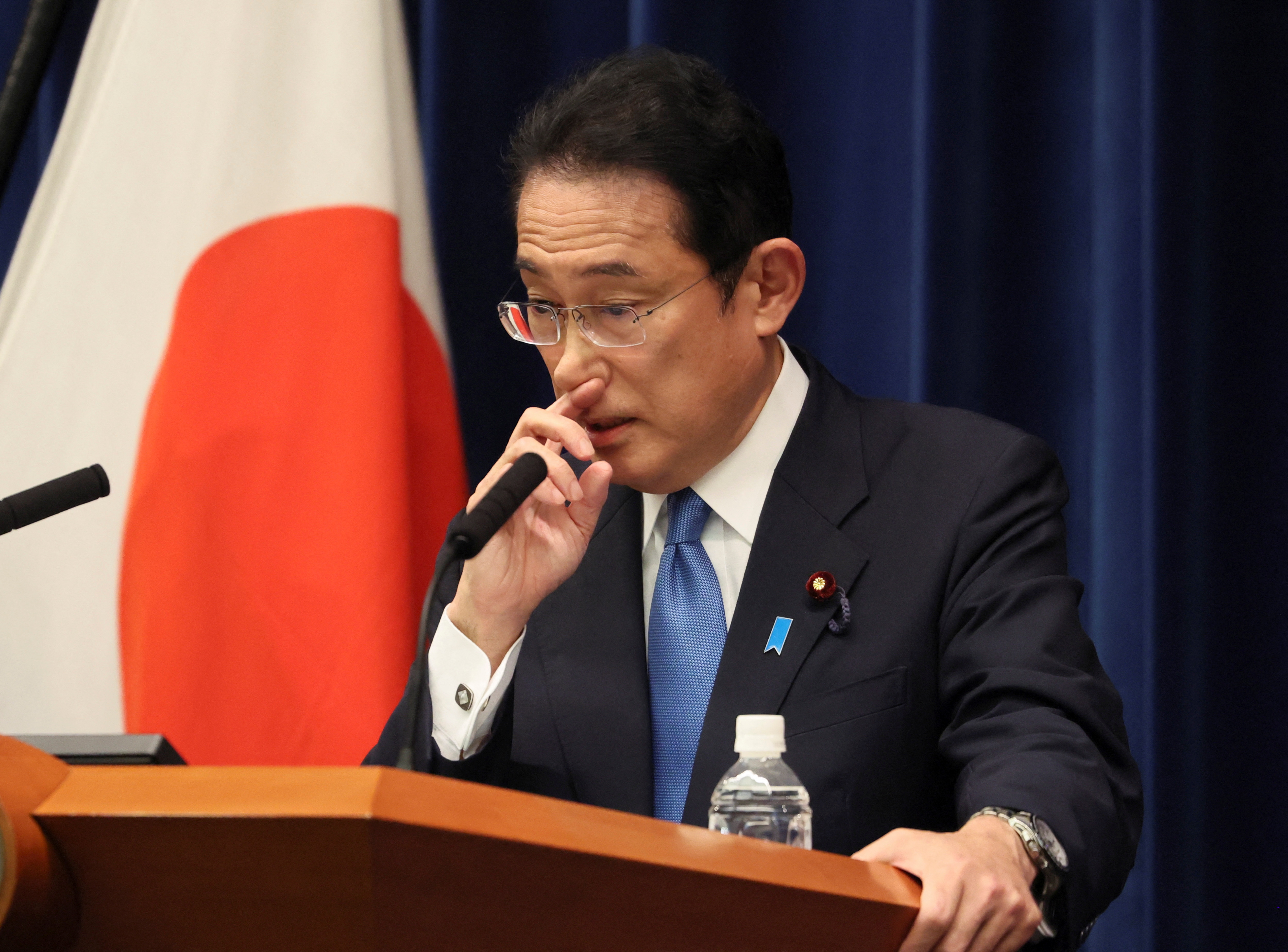 Japanese PM Fumio Kishida holds news conference in Tokyo