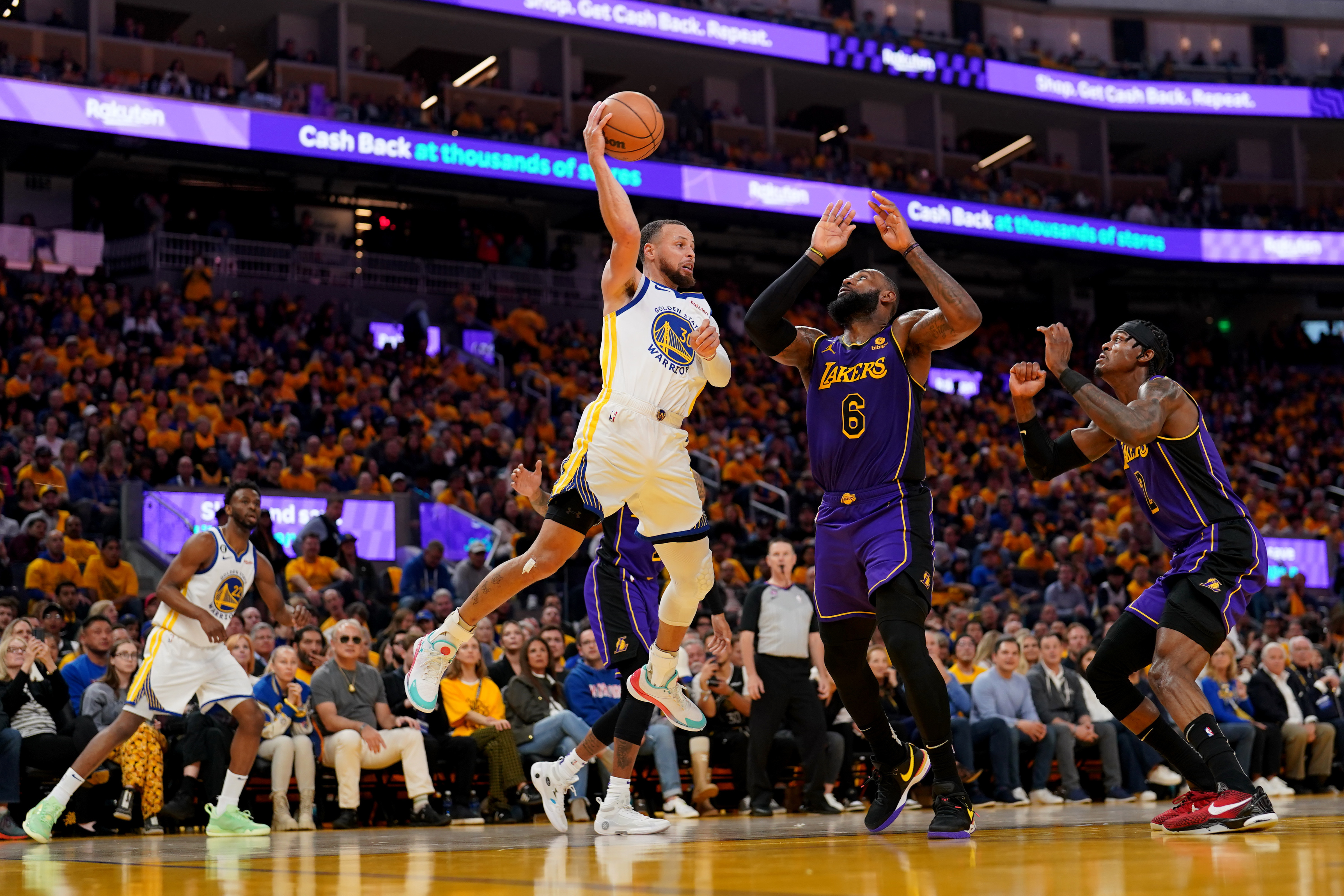 Klay Thompson's 30 point-game led to Warriors GM 2 victory vs. Lakers, THE  HERD