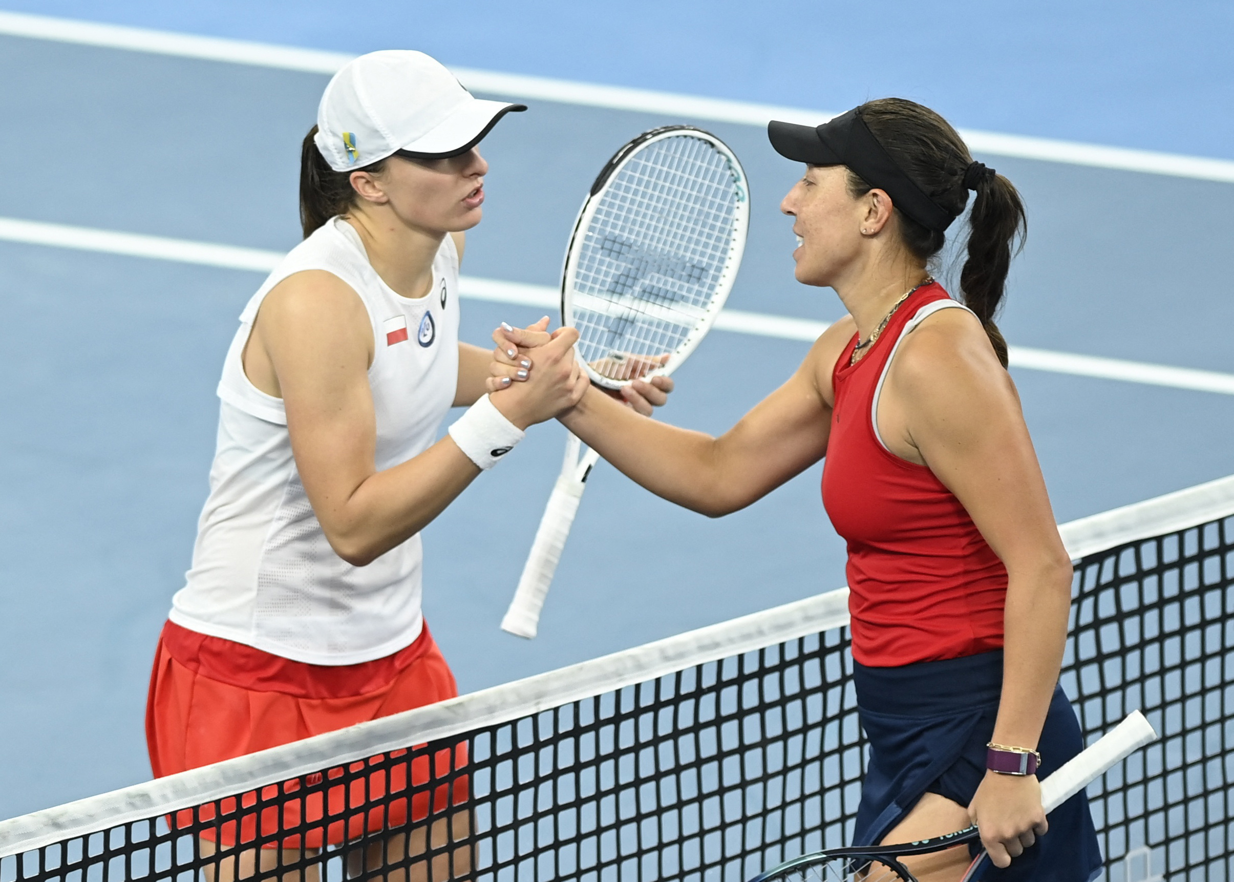 Swiatek in tears after defeat to Pegula as U.S. lead in United Cup semis Reuters