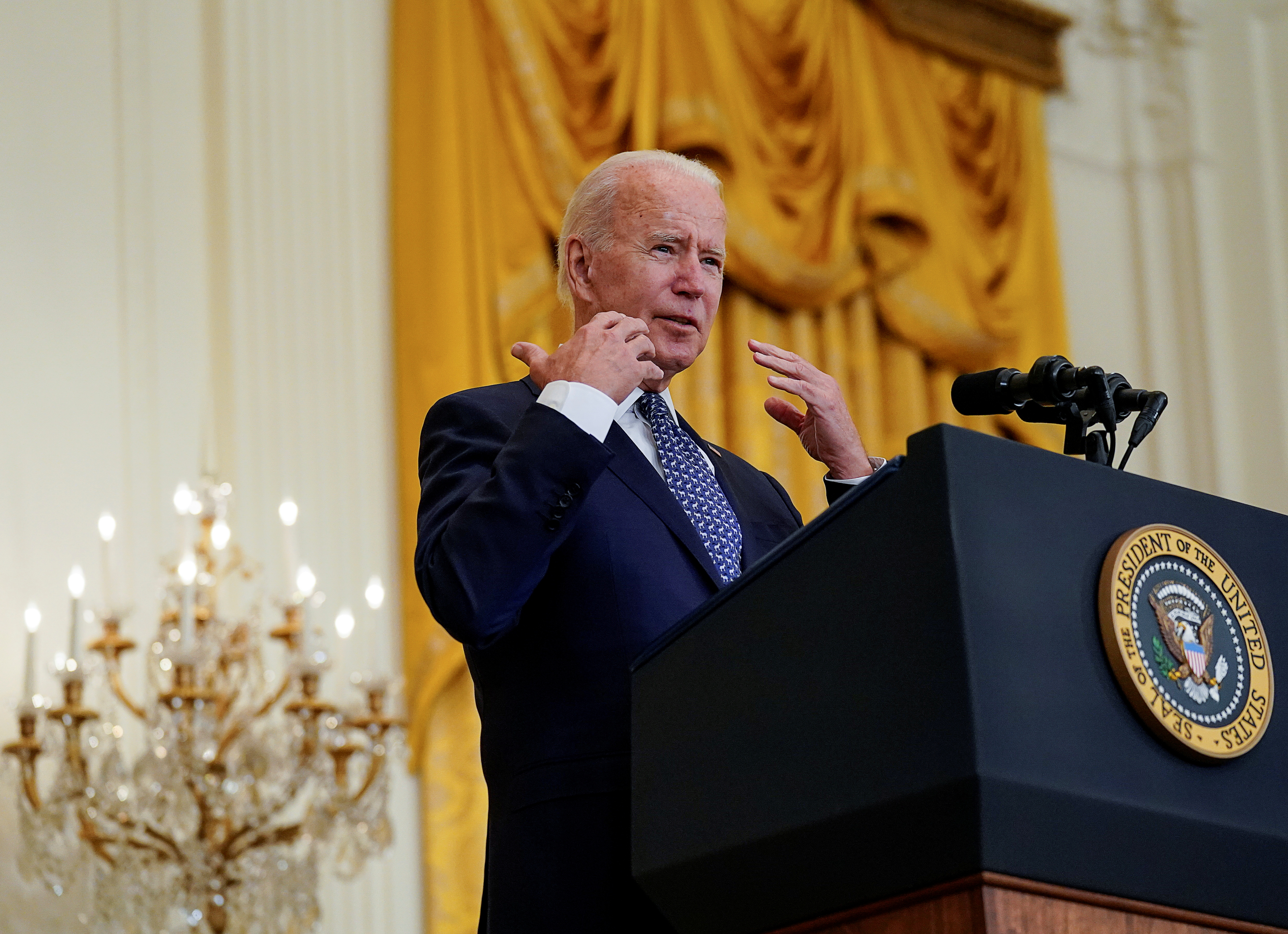 U.S. President Biden hosts labor unions event at the White House in Washington
