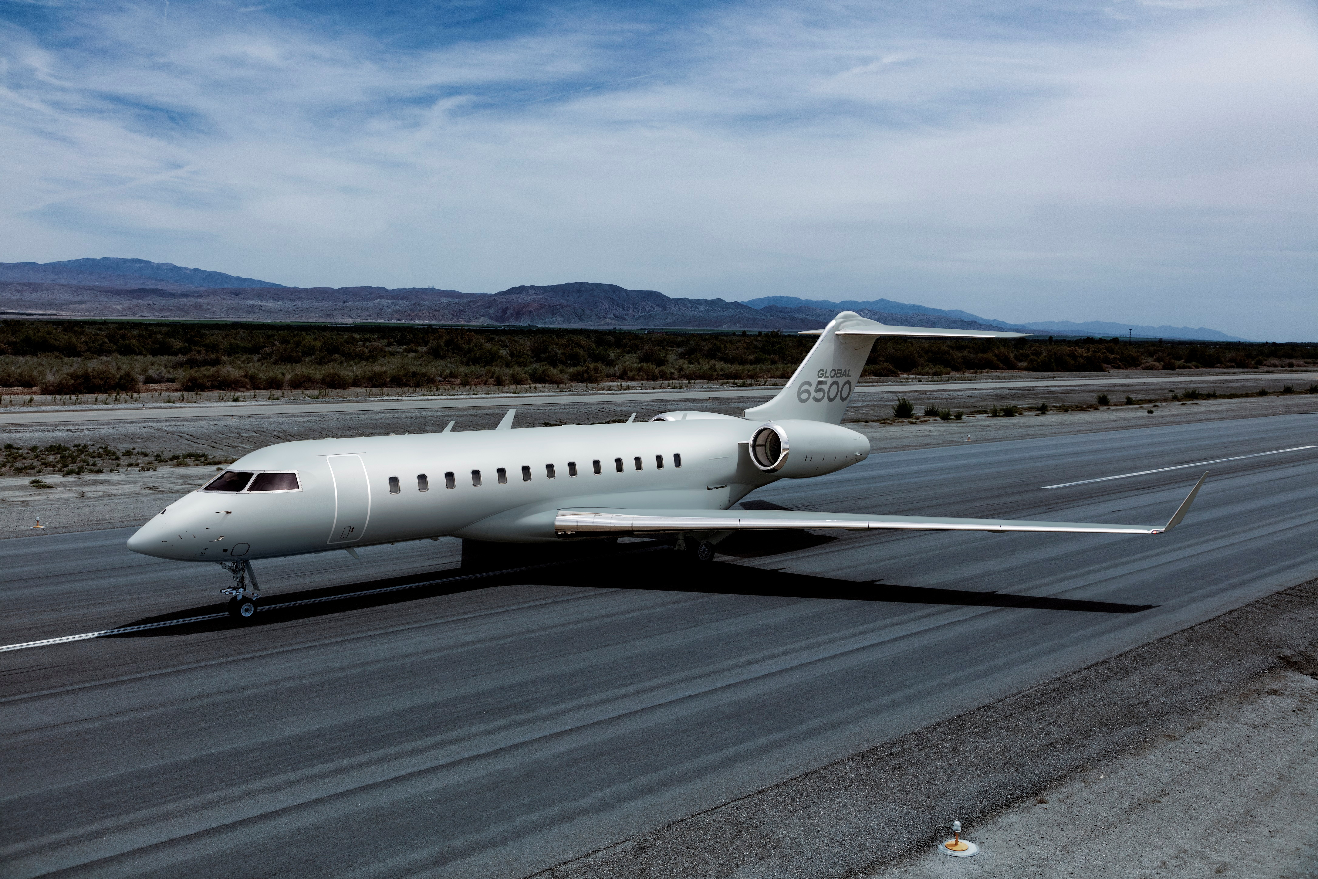 A Bombardier Global 6500 is seen in an undated artist's rendering