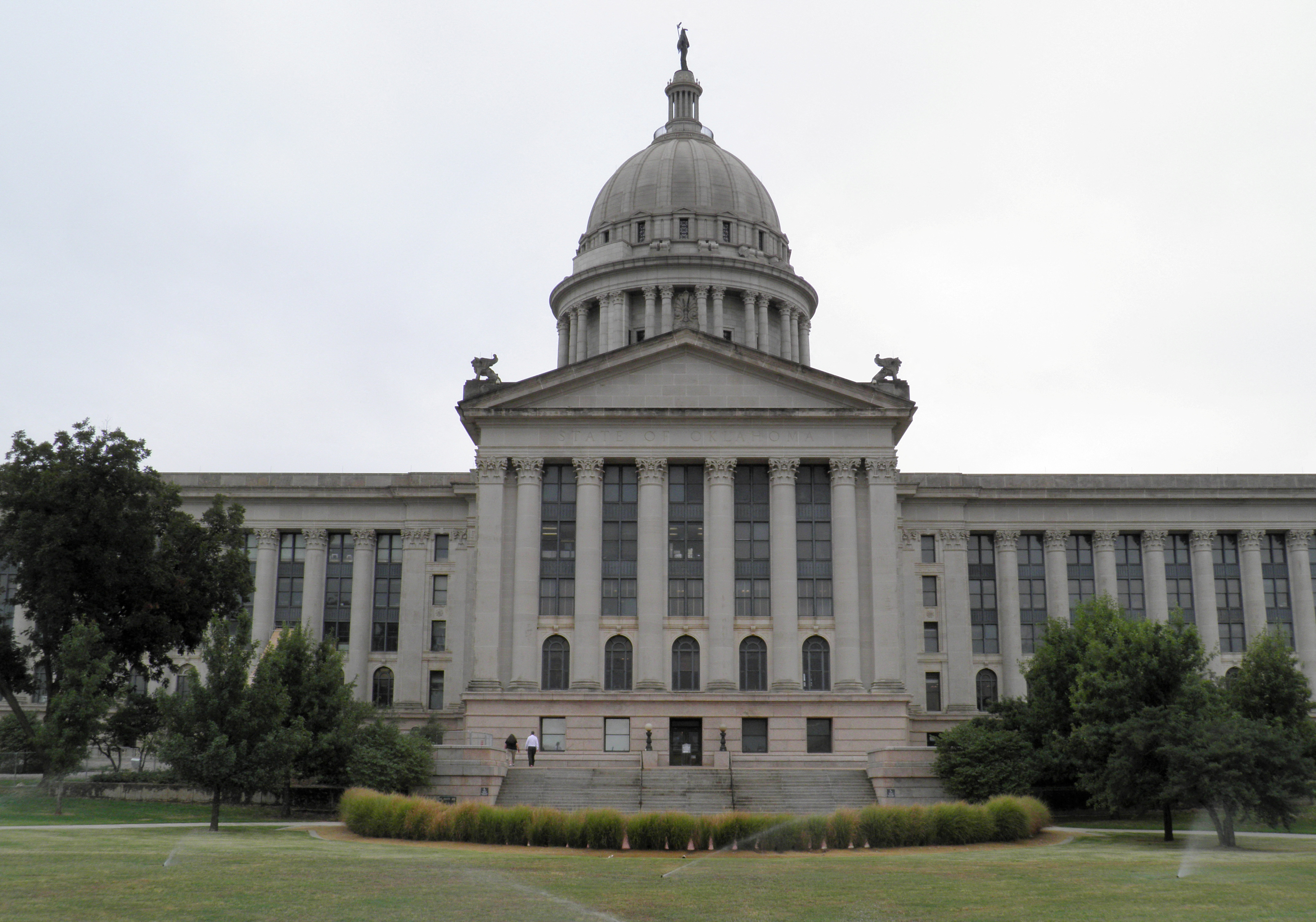 The Oklahoma State Capitol is seen in Oklahoma City