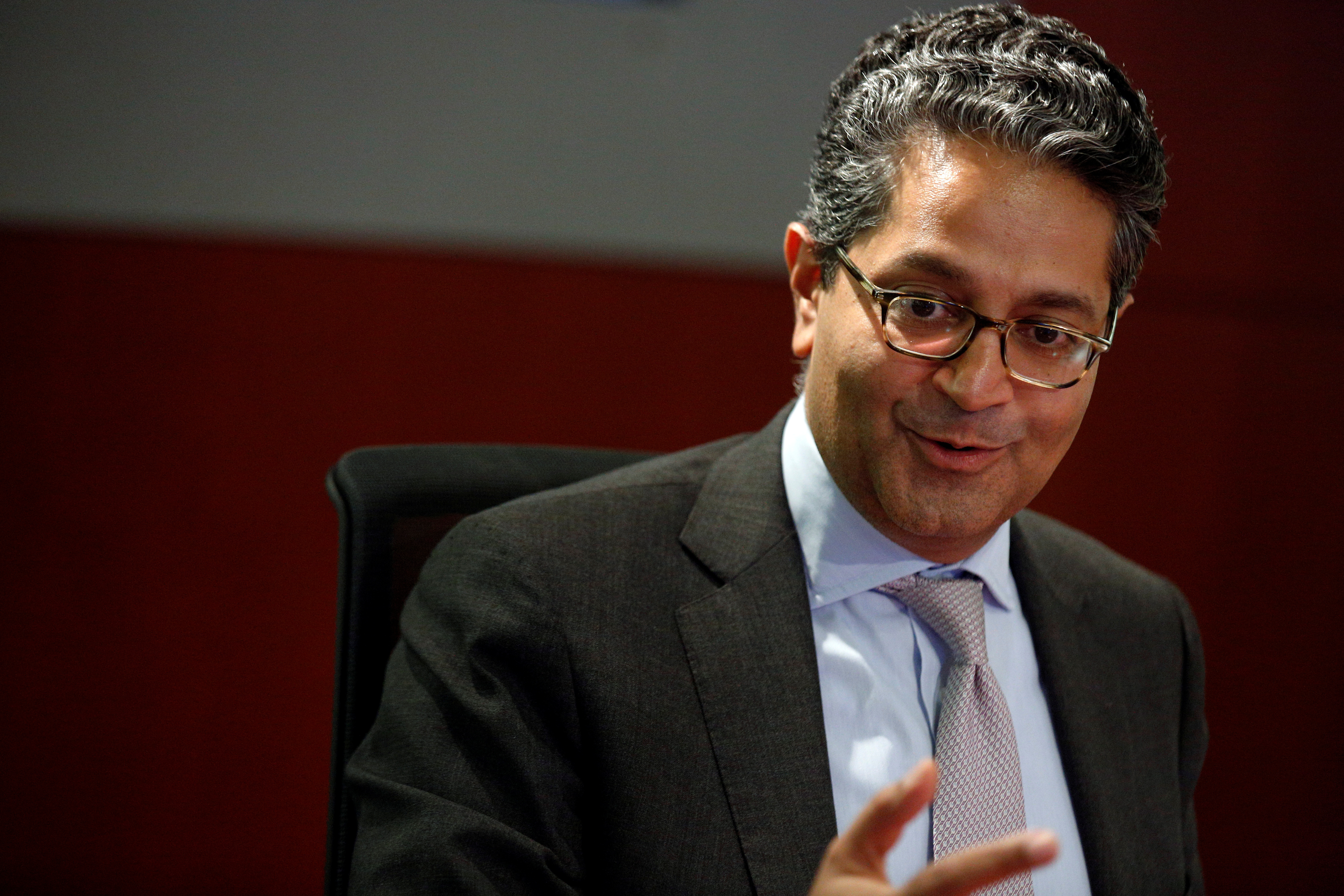 Ramji, head of BlackRock's U.S. Wealth Advisory, speaks during the Reuters Global Wealth Management Summit in New York City