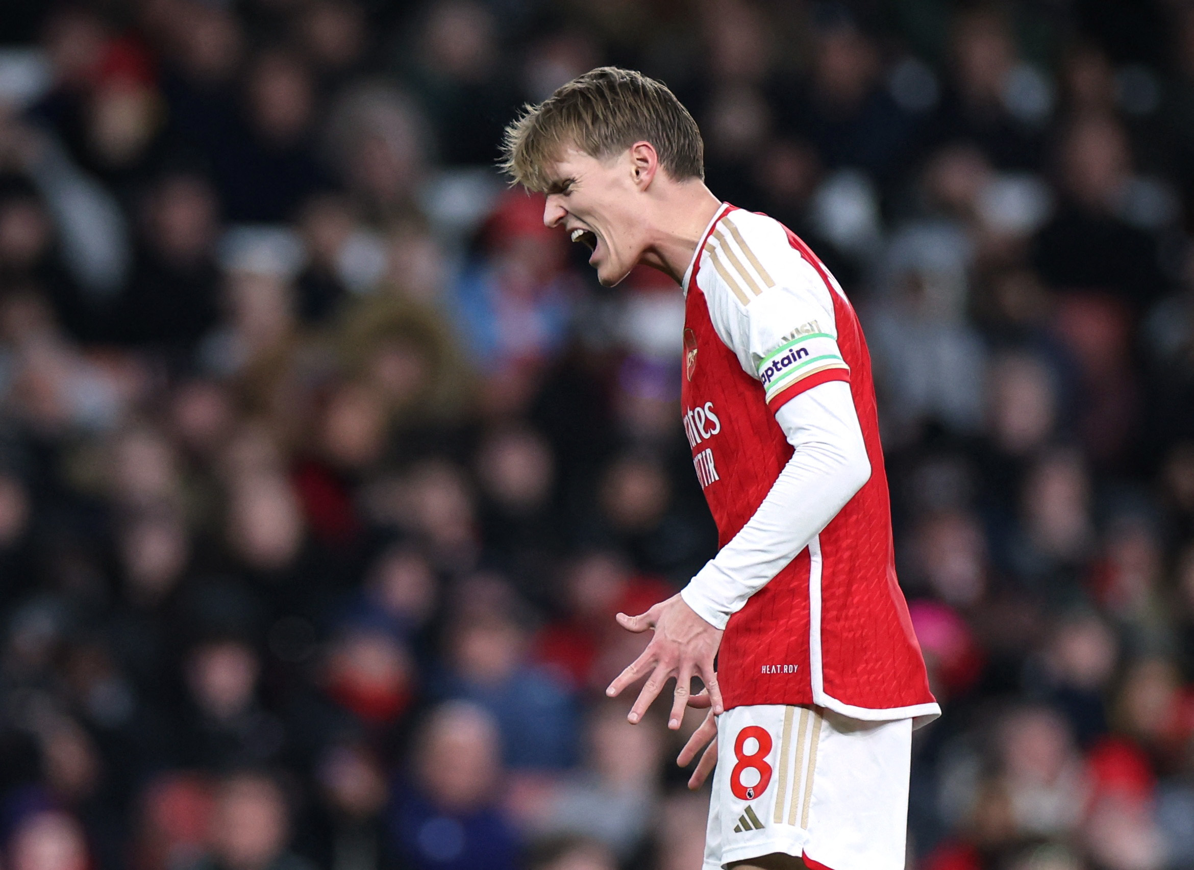 Arsenal captain Odegaard rues missed chances in loss to West Ham | Reuters