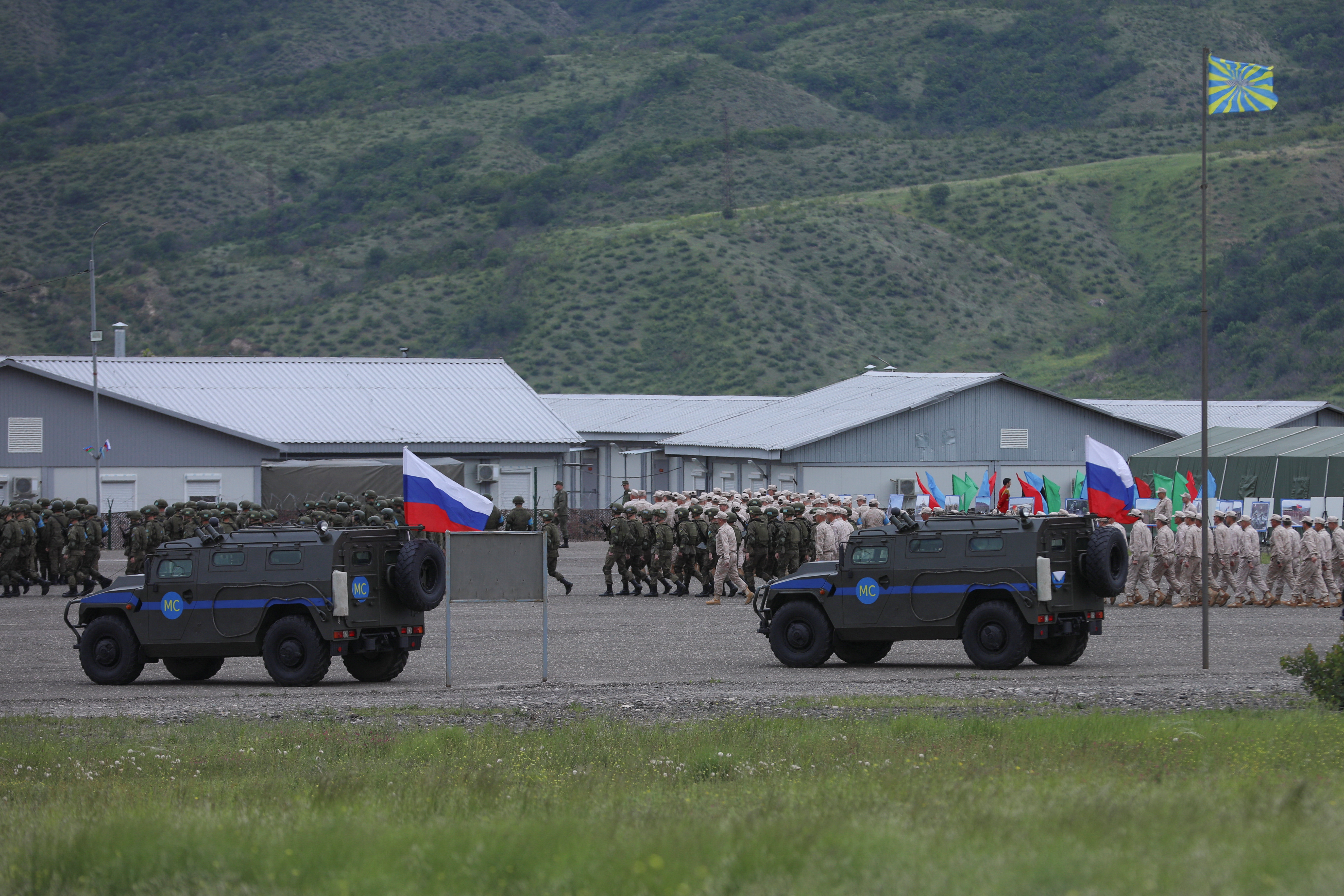 Russian troops leave Karabakh