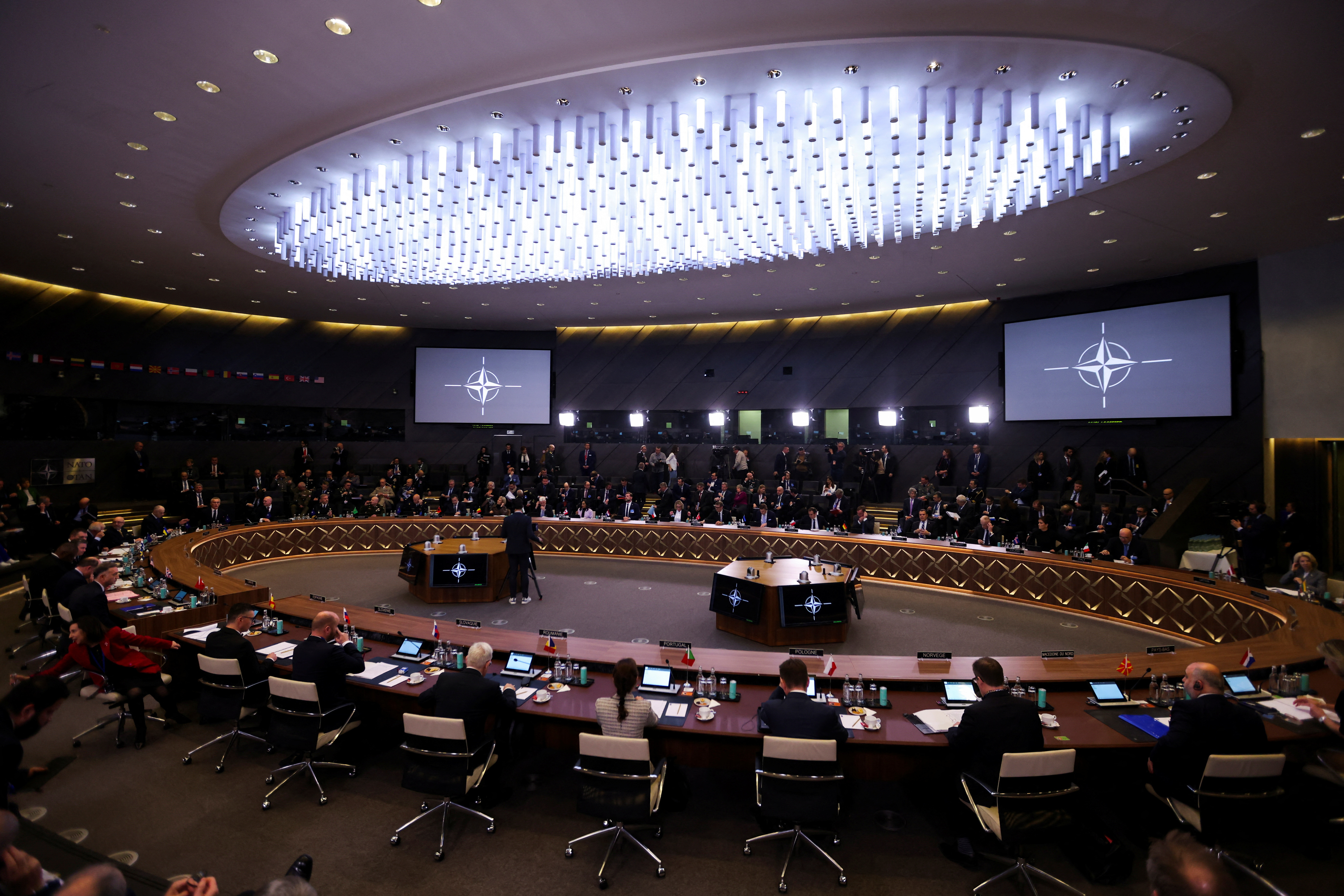 NATO defence ministers' meeting in Brussels