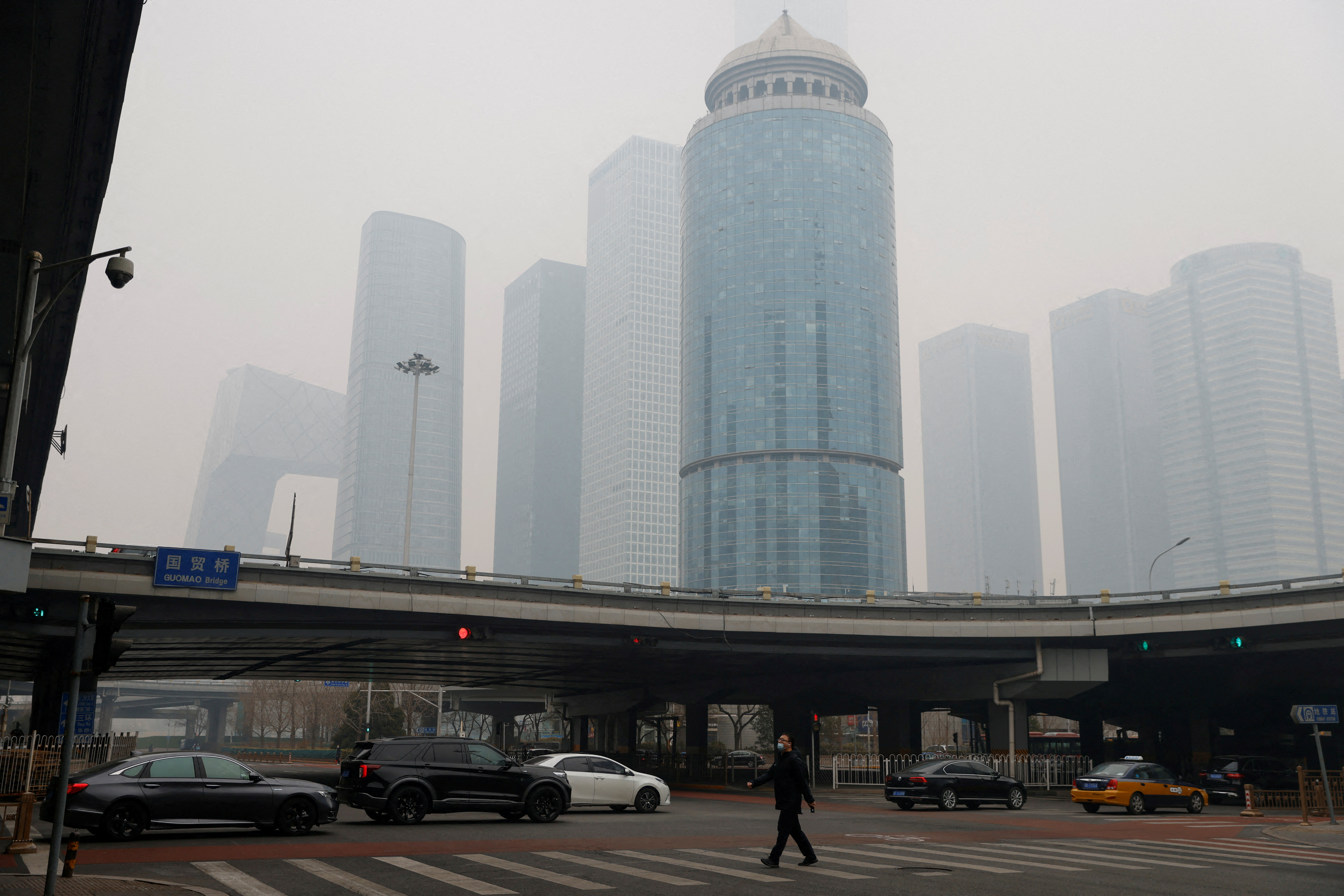 Polluted day in Beijing