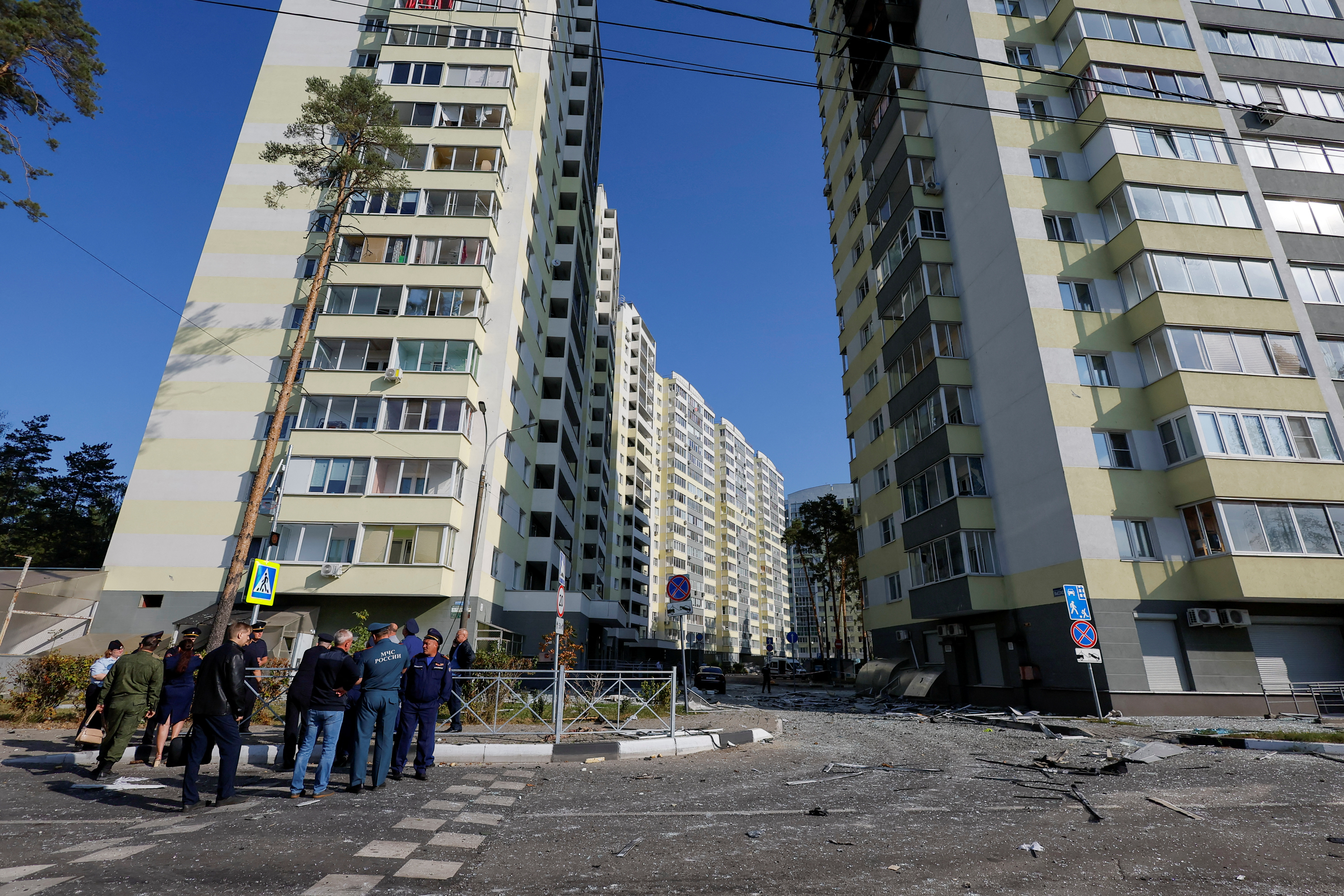 In pictures: Ukraine strikes Moscow in biggest drone attack to date ...