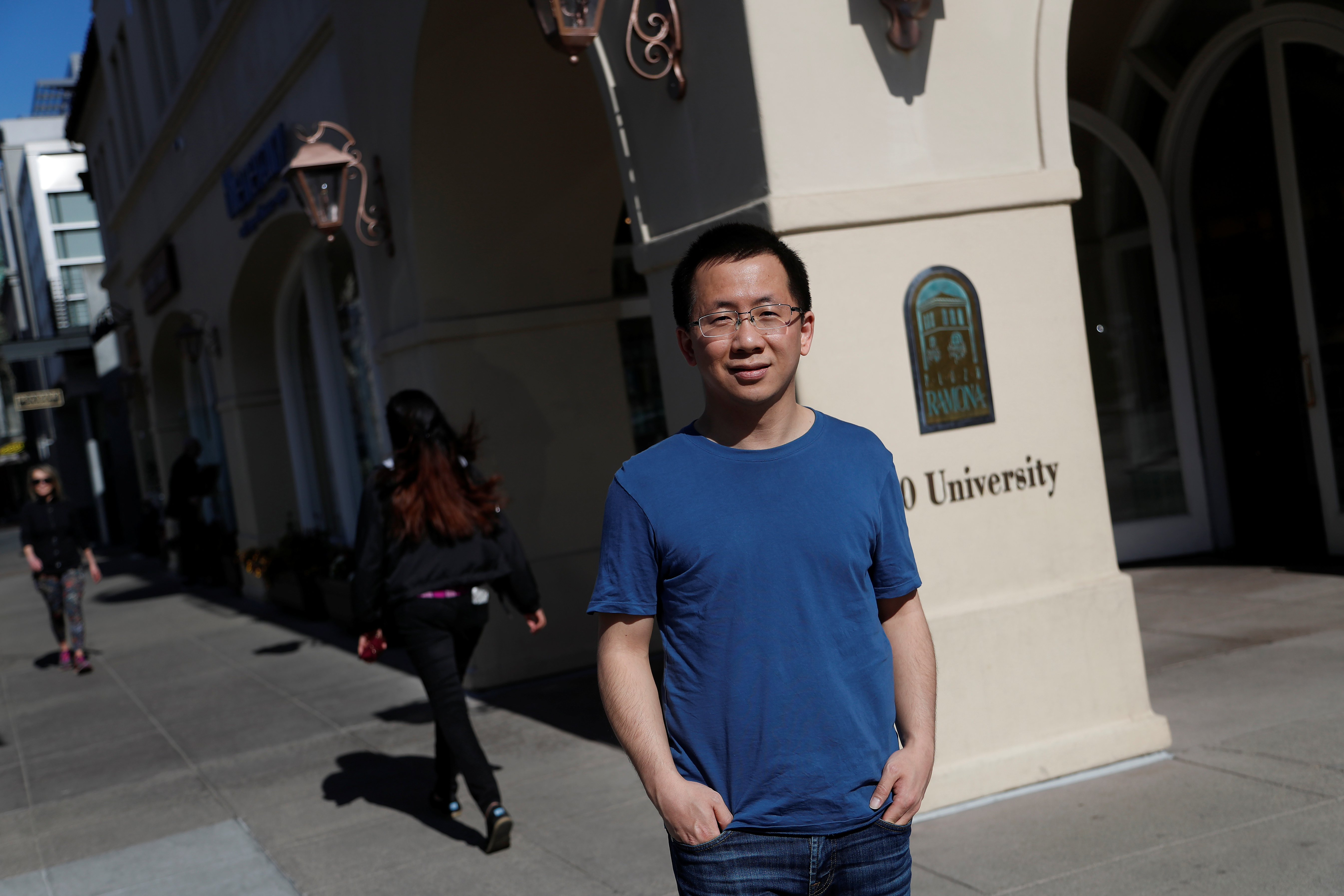 Zhang Yiming, founder and global CEO of ByteDance, poses in Palo Alto, California, U.S., March 4, 2020. Picture taken March 4, 2020.   REUTERS/Shannon Stapleton