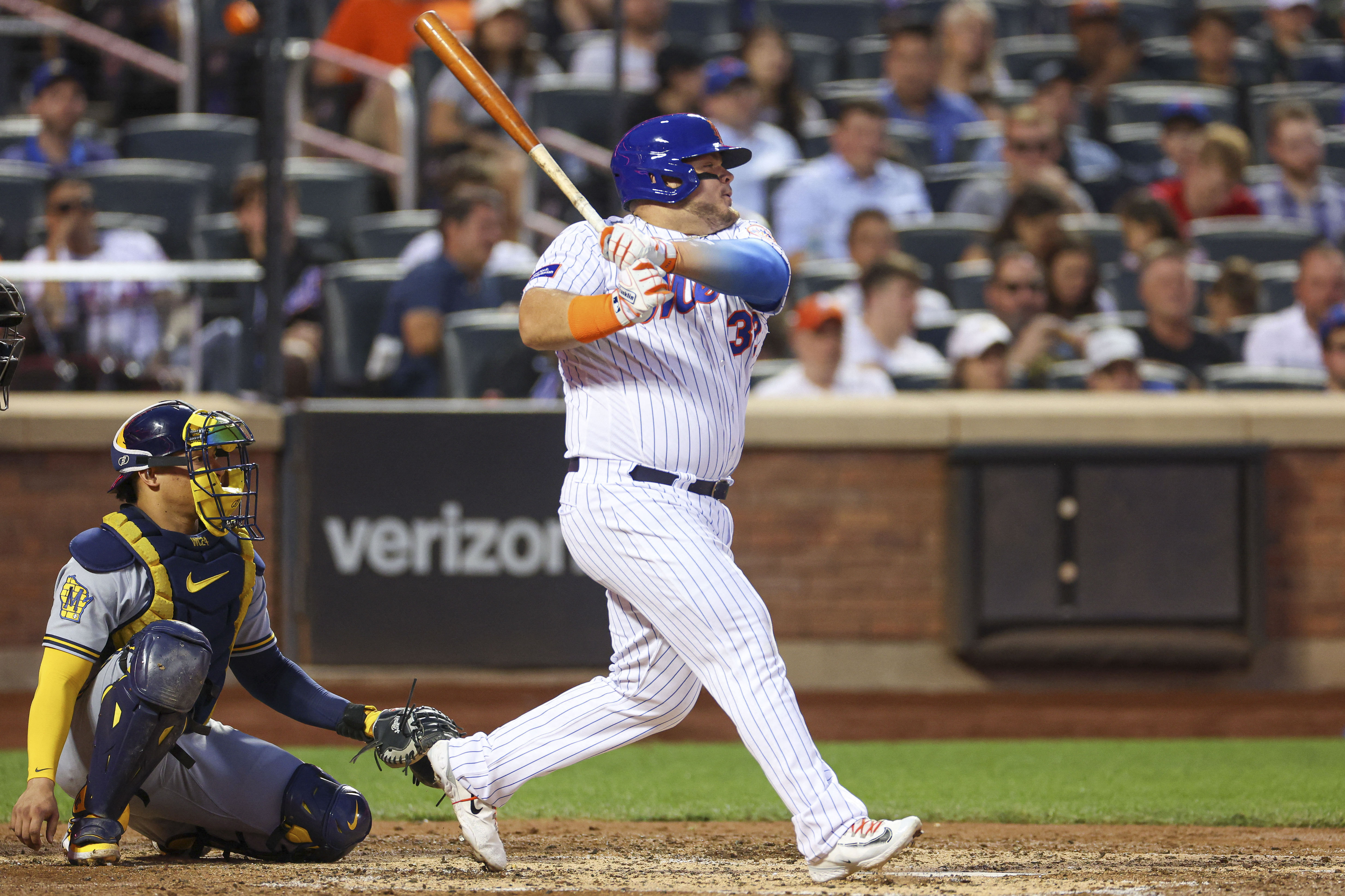 Brandon Nimmo, David Peterson lead struggling Mets past Brewers - CBS New  York