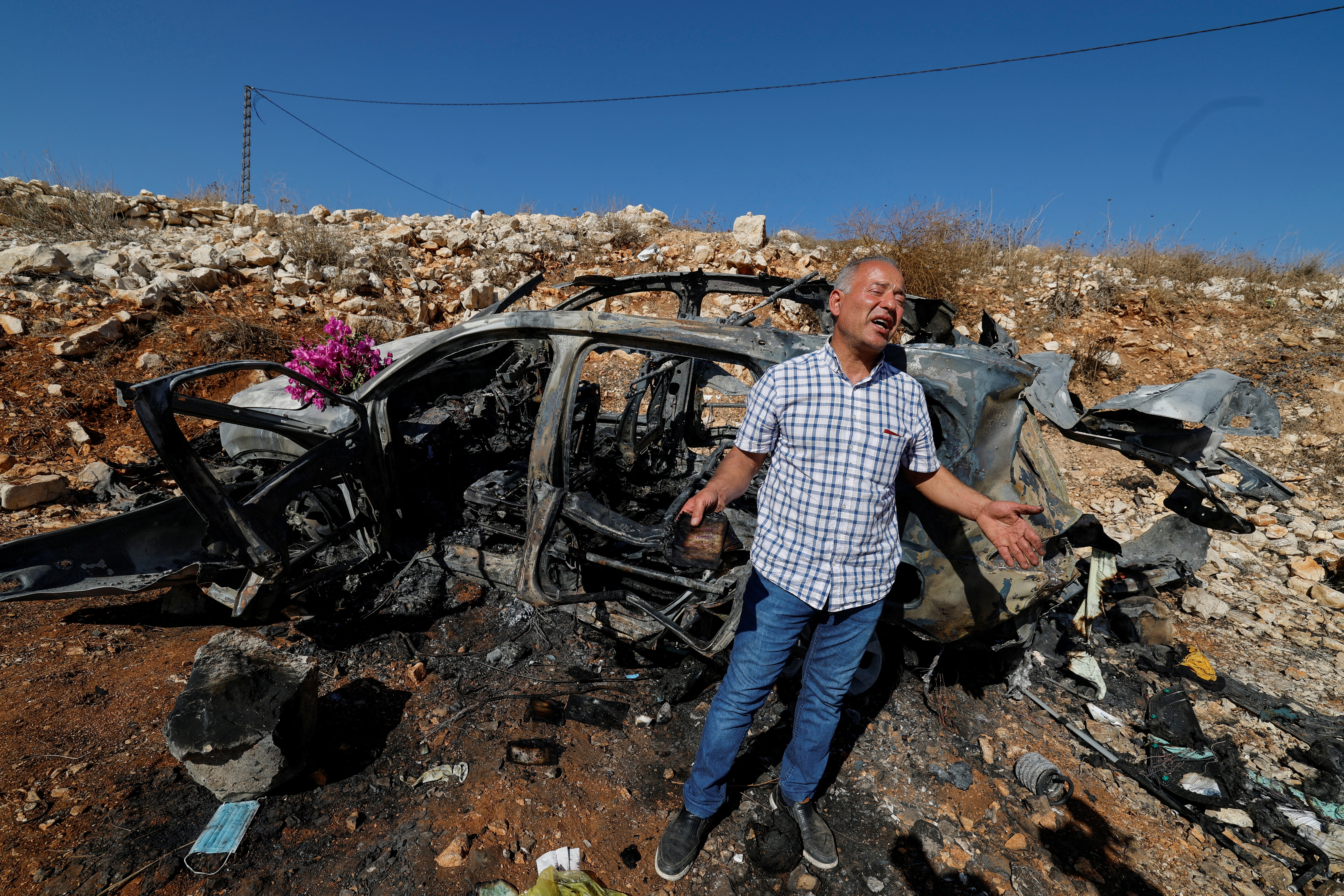Lebanese family mourn children killed in Israeli strike