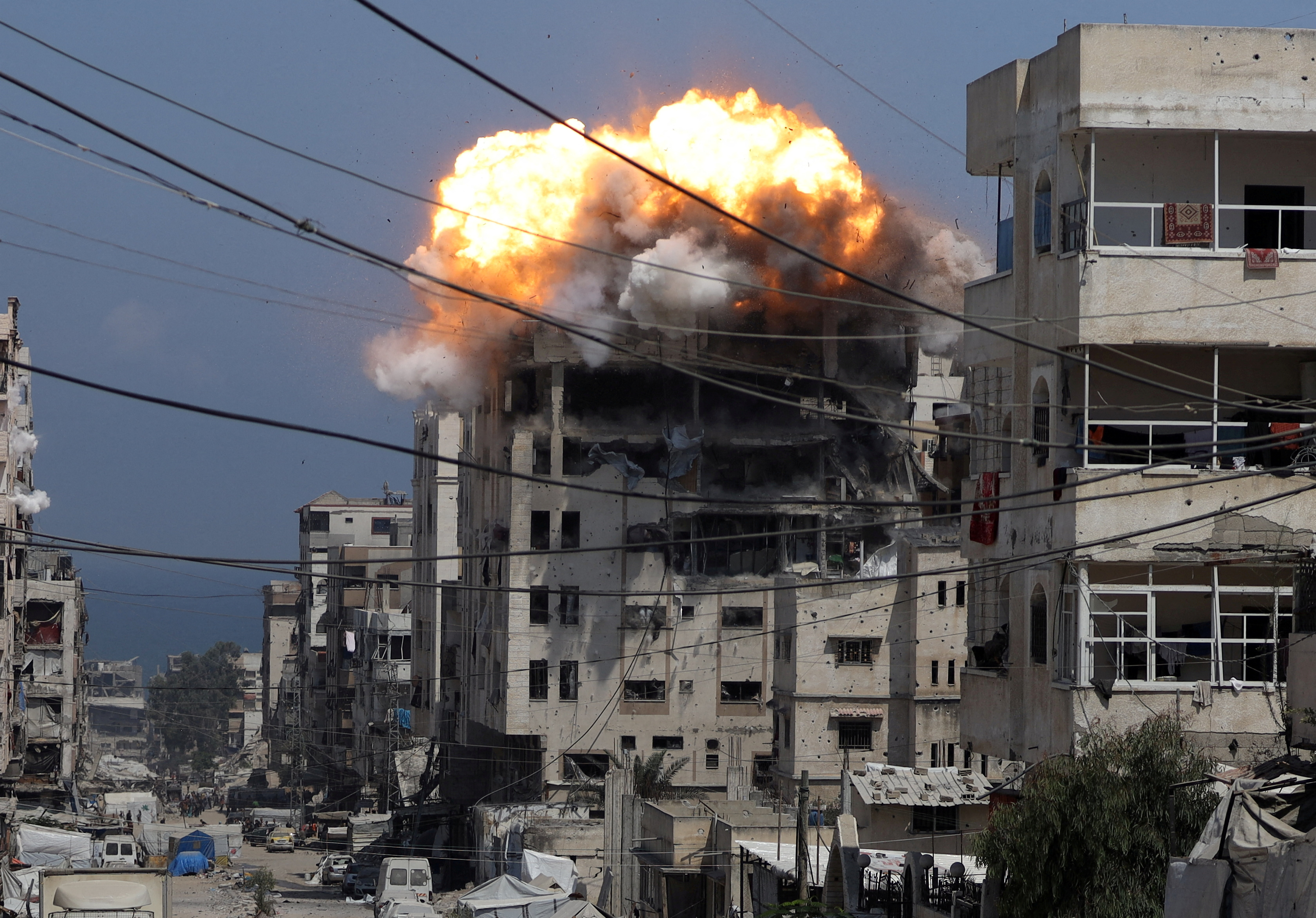 イスラエル、ガザ市へ空爆強化 ネタニヤフ首相の早期制圧発言受け