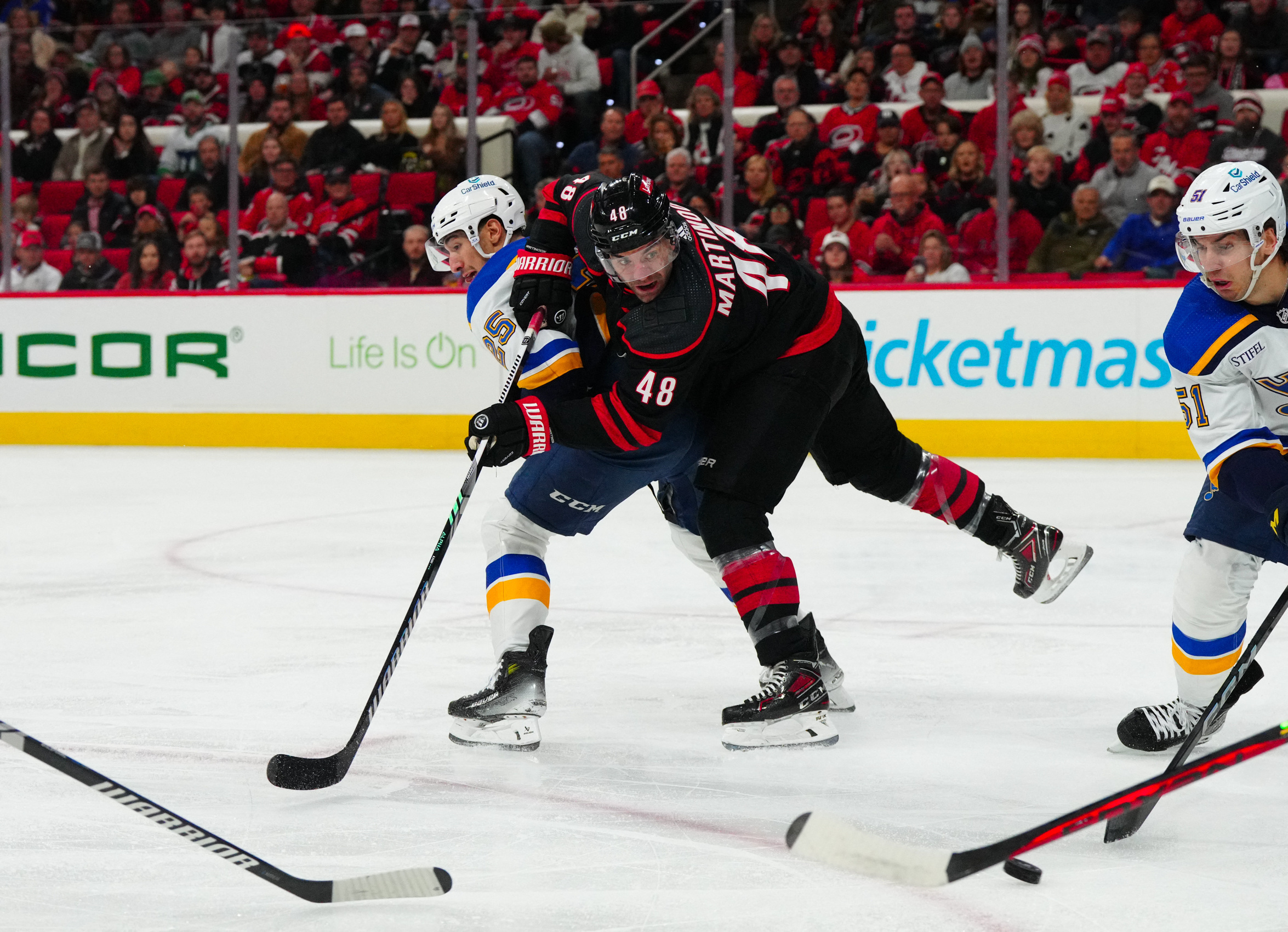 Blues Break Through In Shootout, Defeat Hurricanes | Reuters