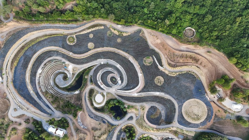 Van Gogh's Starry Night recreated as park in Bosnian hills