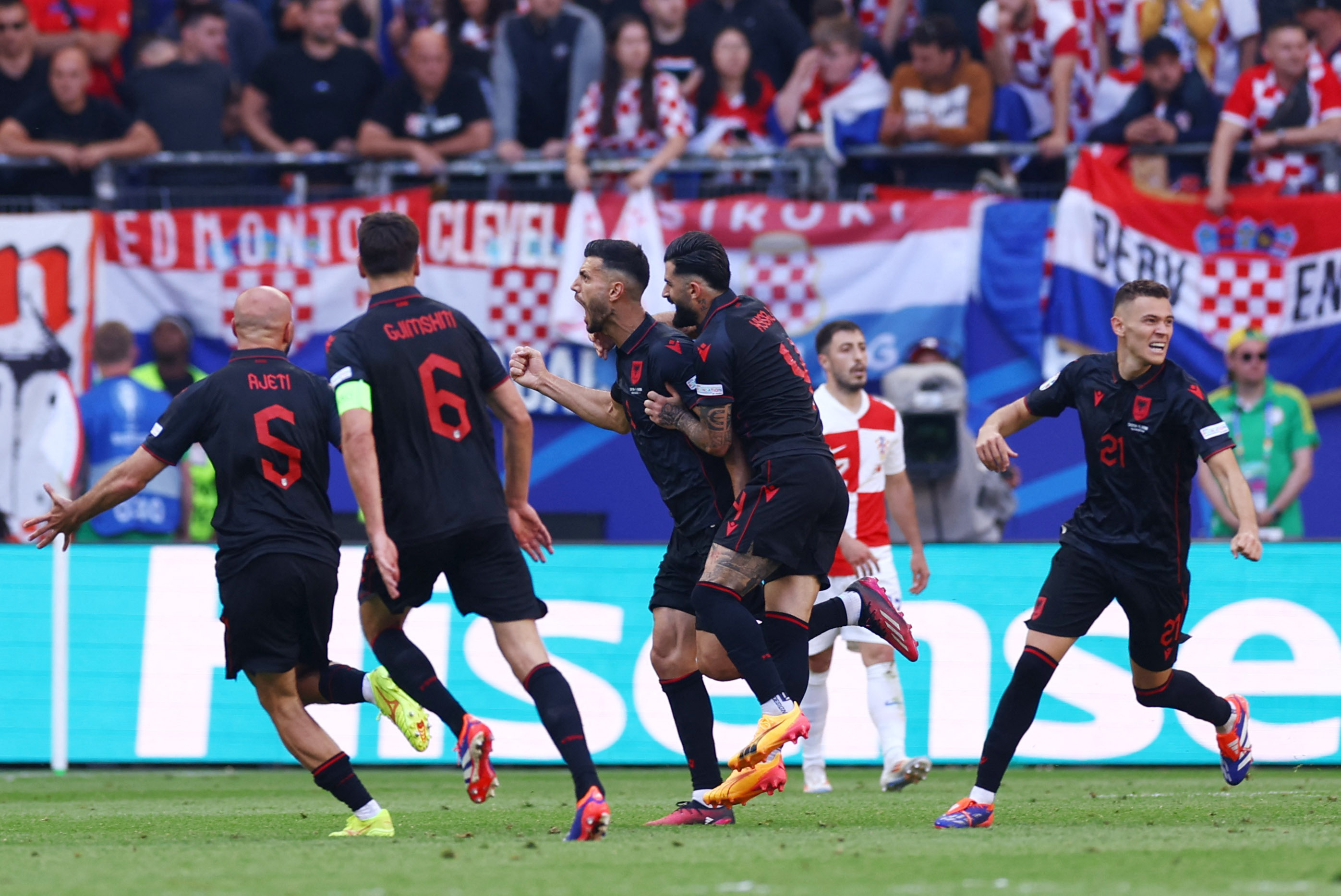 A crazy game to remember forever for Albania, says Sylvinho | Reuters